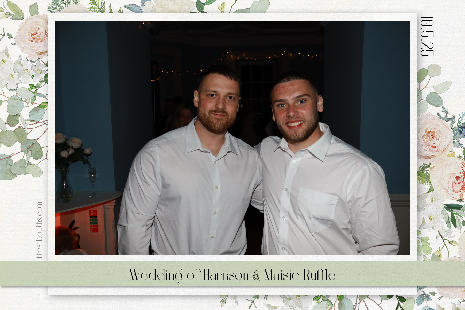 Wedding of Harrison and Maisie | View more photos from the event at gallery.freshbooths.com/u/FreshBooths/Wedding-of-Harrison-and-Maisie