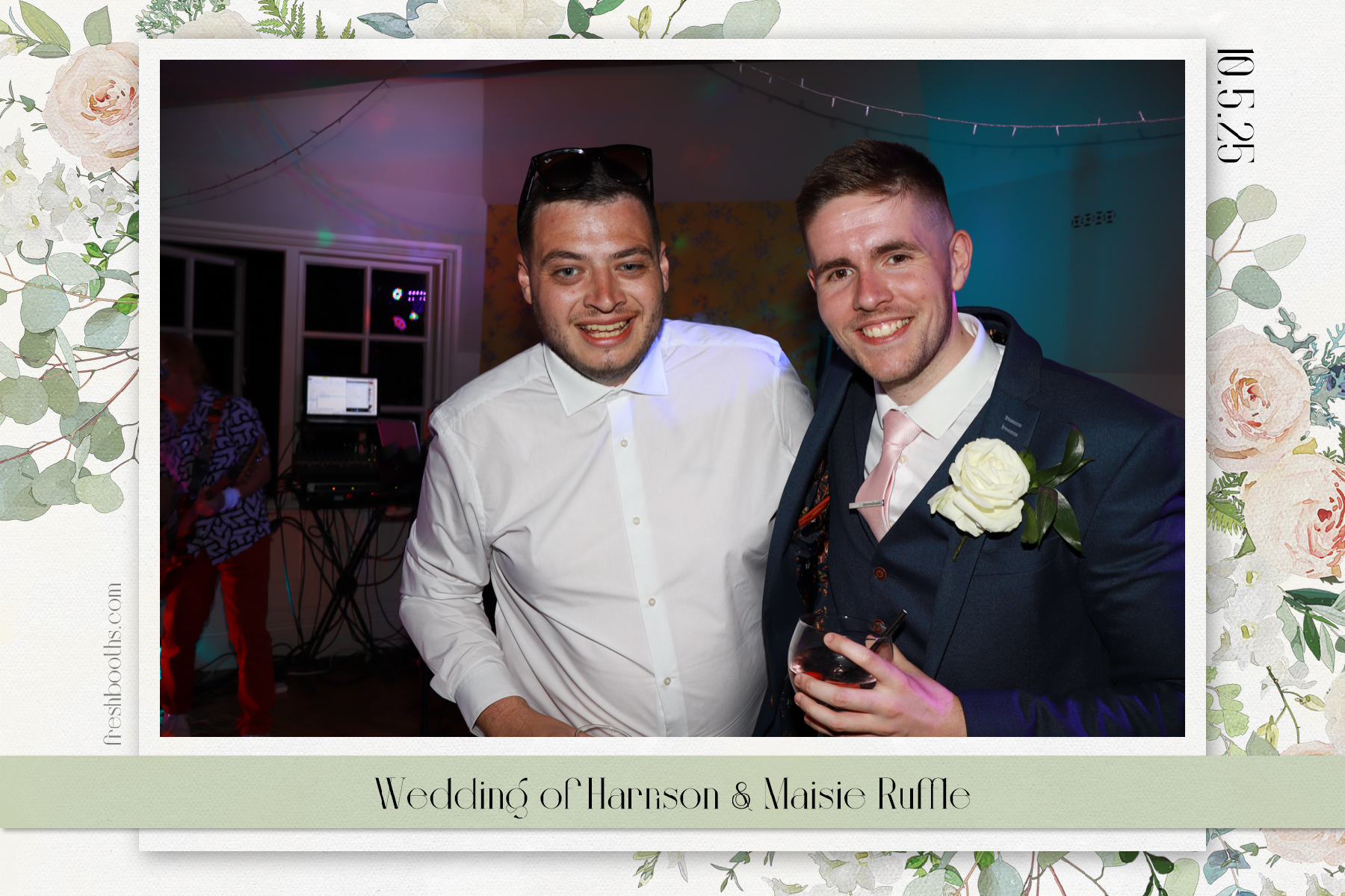 Wedding of Harrison and Maisie | View more photos from the event at gallery.freshbooths.com/u/FreshBooths/Wedding-of-Harrison-and-Maisie
