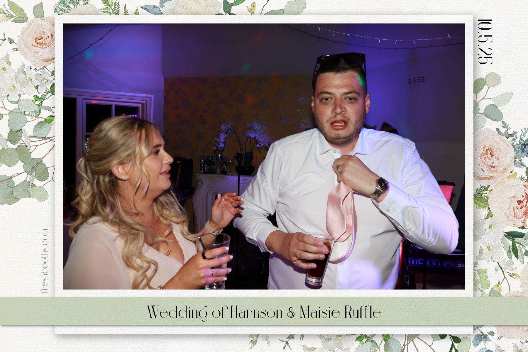 Wedding of Harrison and Maisie | View more photos from the event at gallery.freshbooths.com/u/FreshBooths/Wedding-of-Harrison-and-Maisie