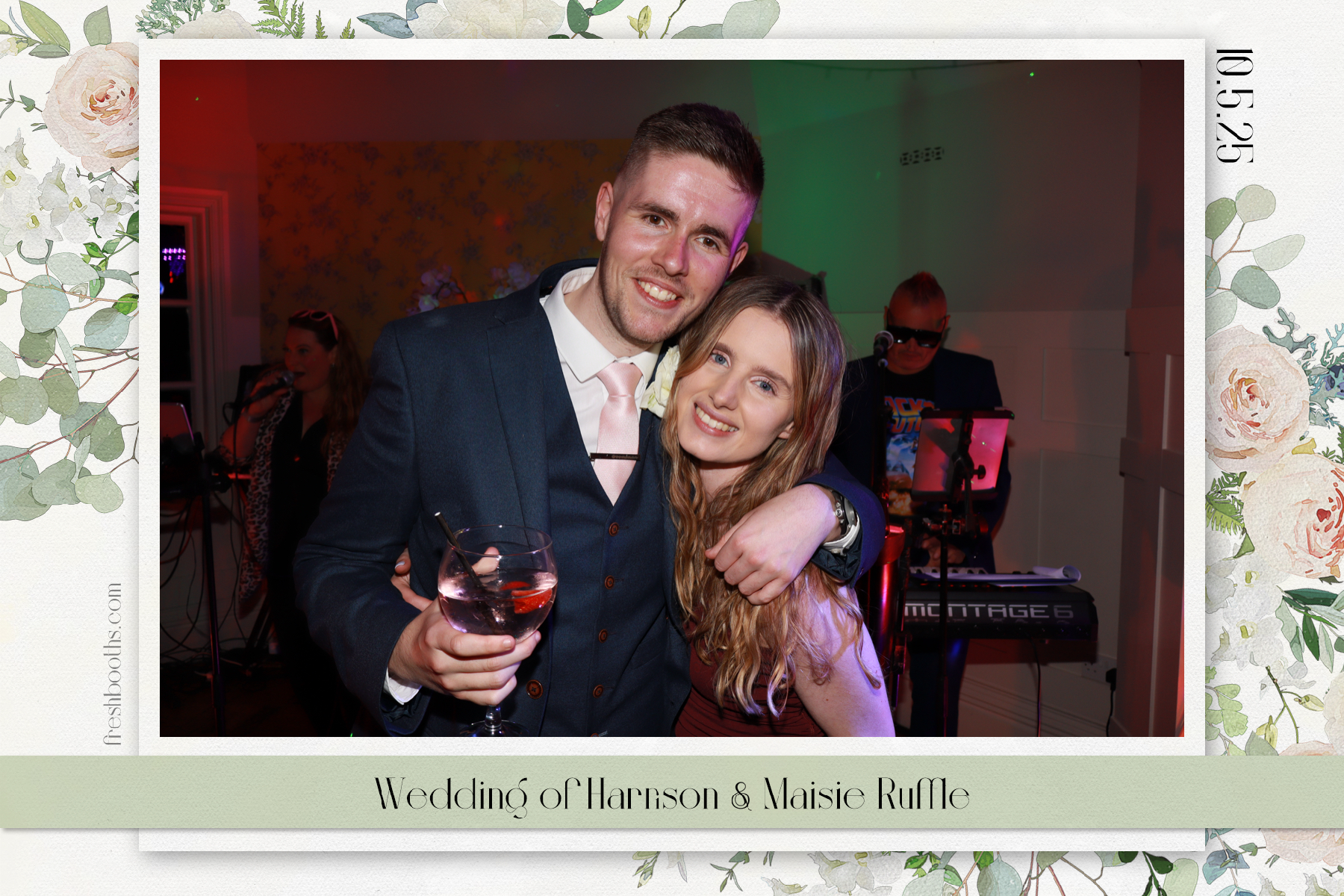 Wedding of Harrison and Maisie | View more photos from the event at gallery.freshbooths.com/u/FreshBooths/Wedding-of-Harrison-and-Maisie