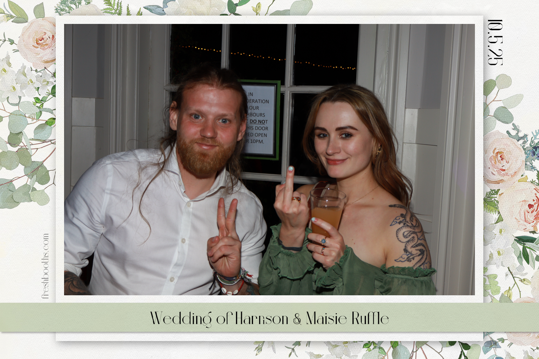 Wedding of Harrison and Maisie | View more photos from the event at gallery.freshbooths.com/u/FreshBooths/Wedding-of-Harrison-and-Maisie