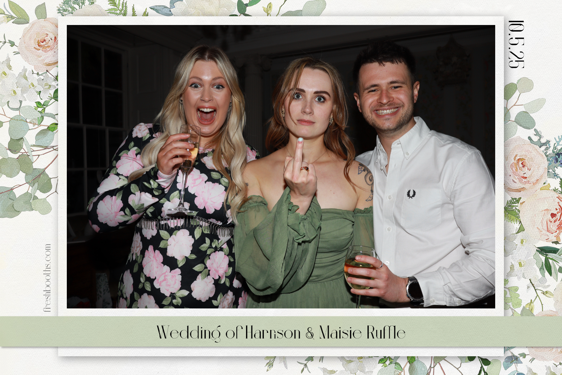 Wedding of Harrison and Maisie | View more photos from the event at gallery.freshbooths.com/u/FreshBooths/Wedding-of-Harrison-and-Maisie