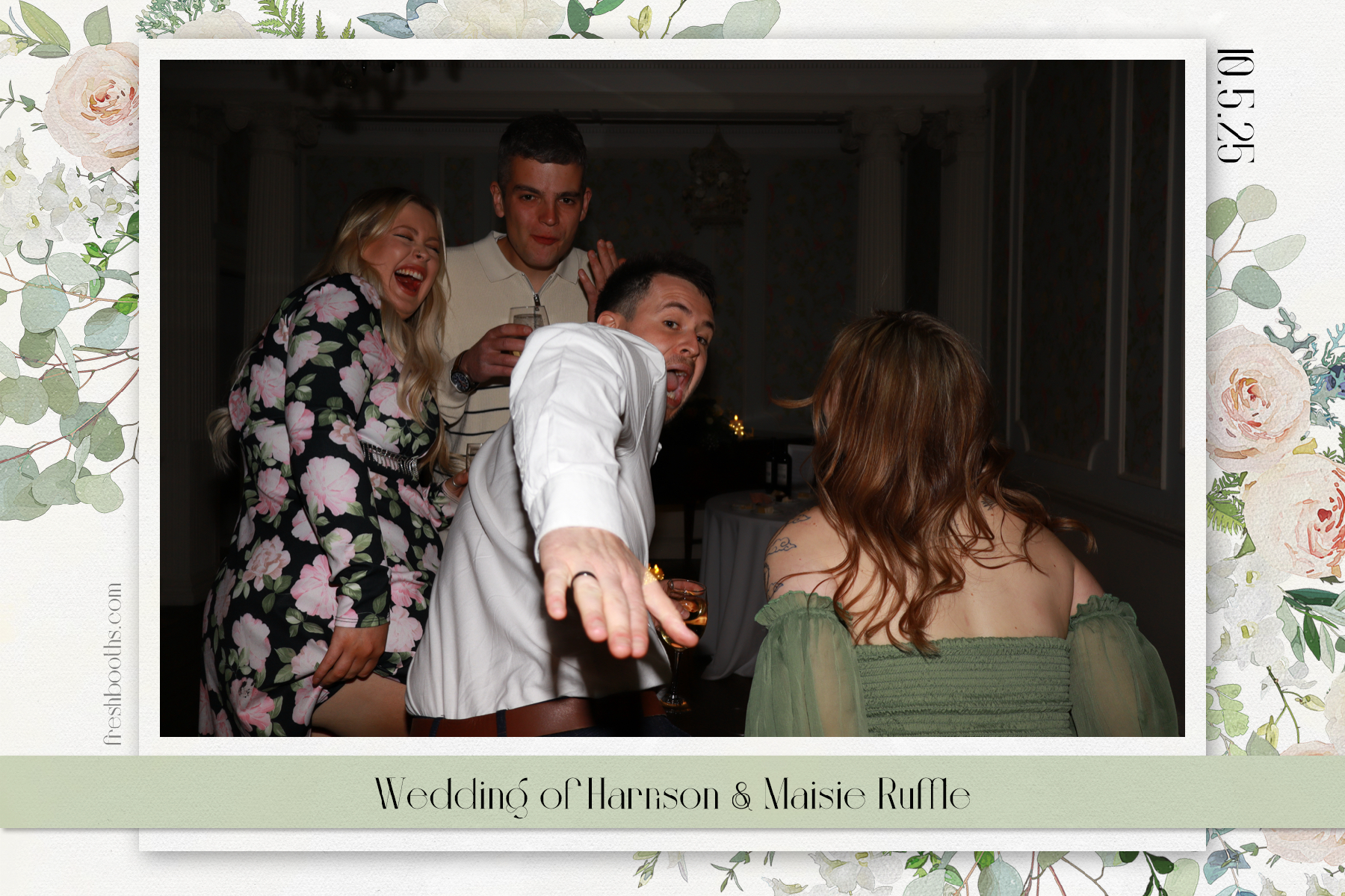 Wedding of Harrison and Maisie | View more photos from the event at gallery.freshbooths.com/u/FreshBooths/Wedding-of-Harrison-and-Maisie