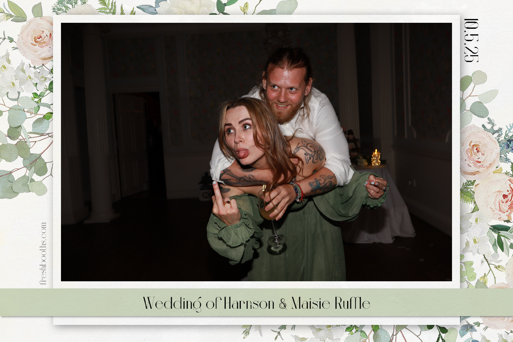 Wedding of Harrison and Maisie | View more photos from the event at gallery.freshbooths.com/u/FreshBooths/Wedding-of-Harrison-and-Maisie