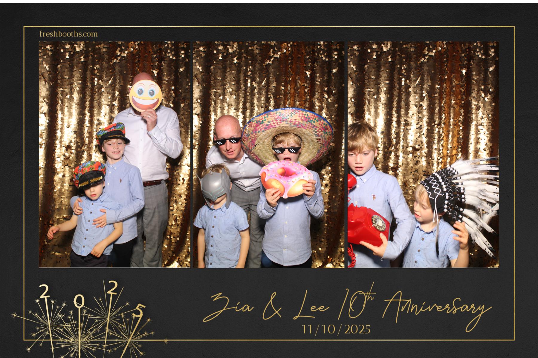 Zia & Lee 10 Year Wedding Anniversary  | View more photos from the event at gallery.freshbooths.com/u/FreshBooths/Zia-Lee-10-Year-Wedding-Anniversary