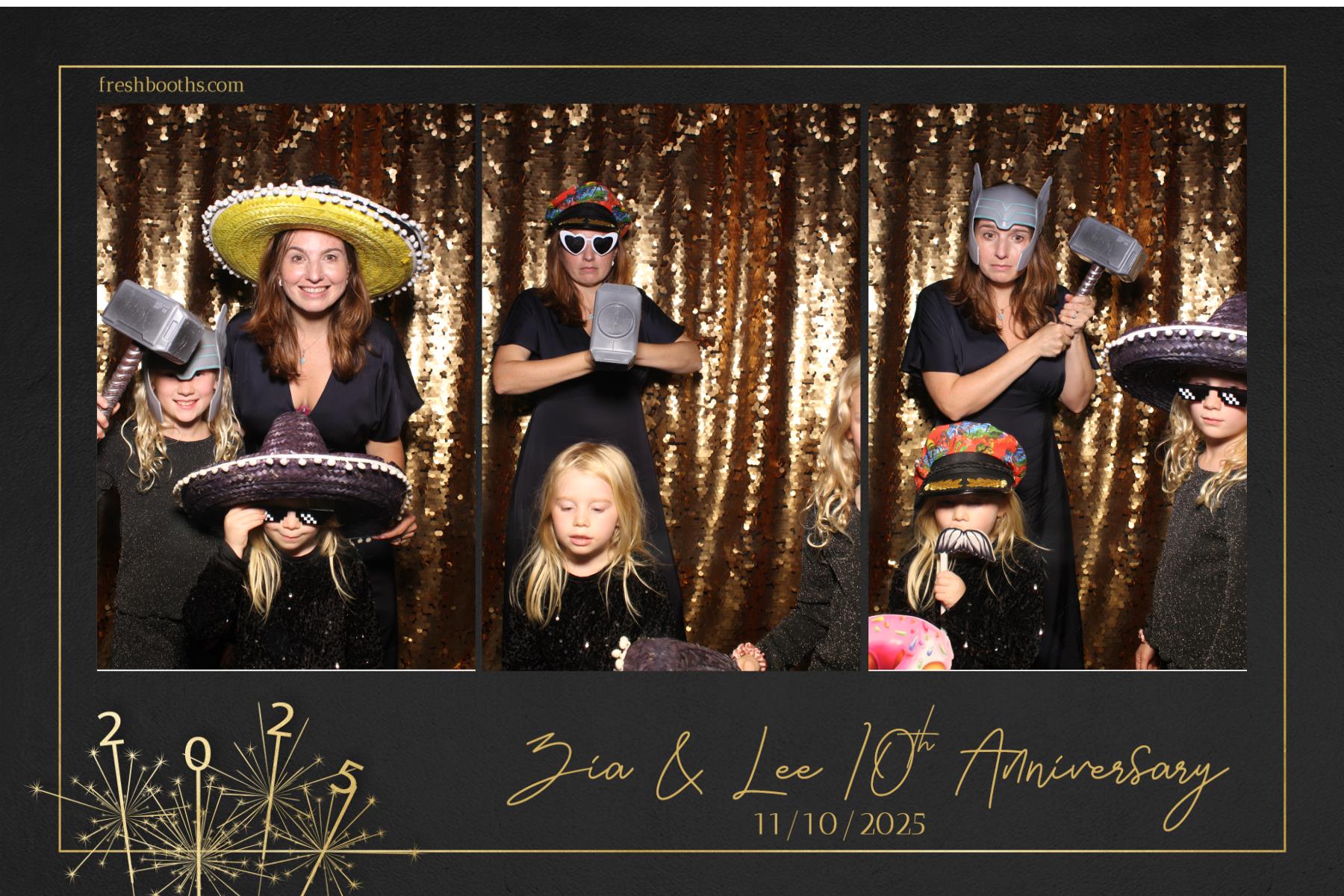 Zia & Lee 10 Year Wedding Anniversary  | View more photos from the event at gallery.freshbooths.com/u/FreshBooths/Zia-Lee-10-Year-Wedding-Anniversary