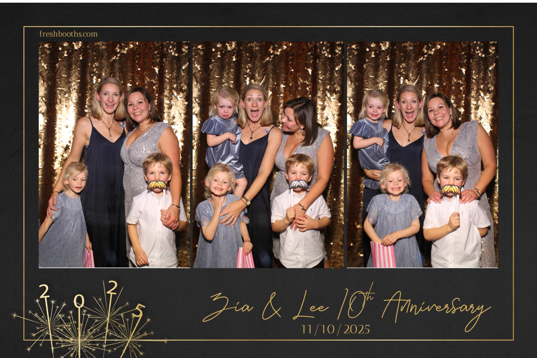 Zia & Lee 10 Year Wedding Anniversary  | View more photos from the event at gallery.freshbooths.com/u/FreshBooths/Zia-Lee-10-Year-Wedding-Anniversary