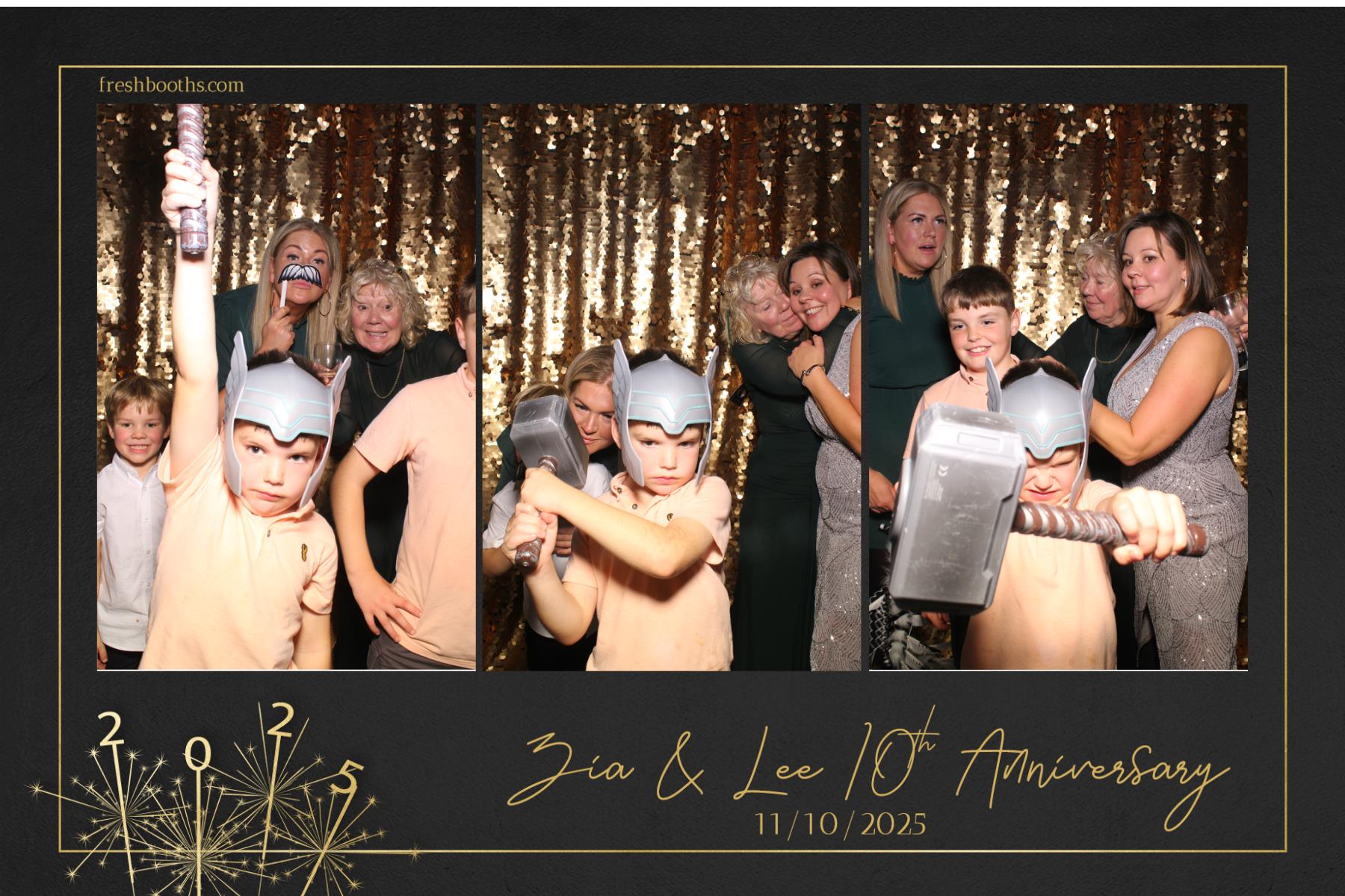 Zia & Lee 10 Year Wedding Anniversary  | View more photos from the event at gallery.freshbooths.com/u/FreshBooths/Zia-Lee-10-Year-Wedding-Anniversary