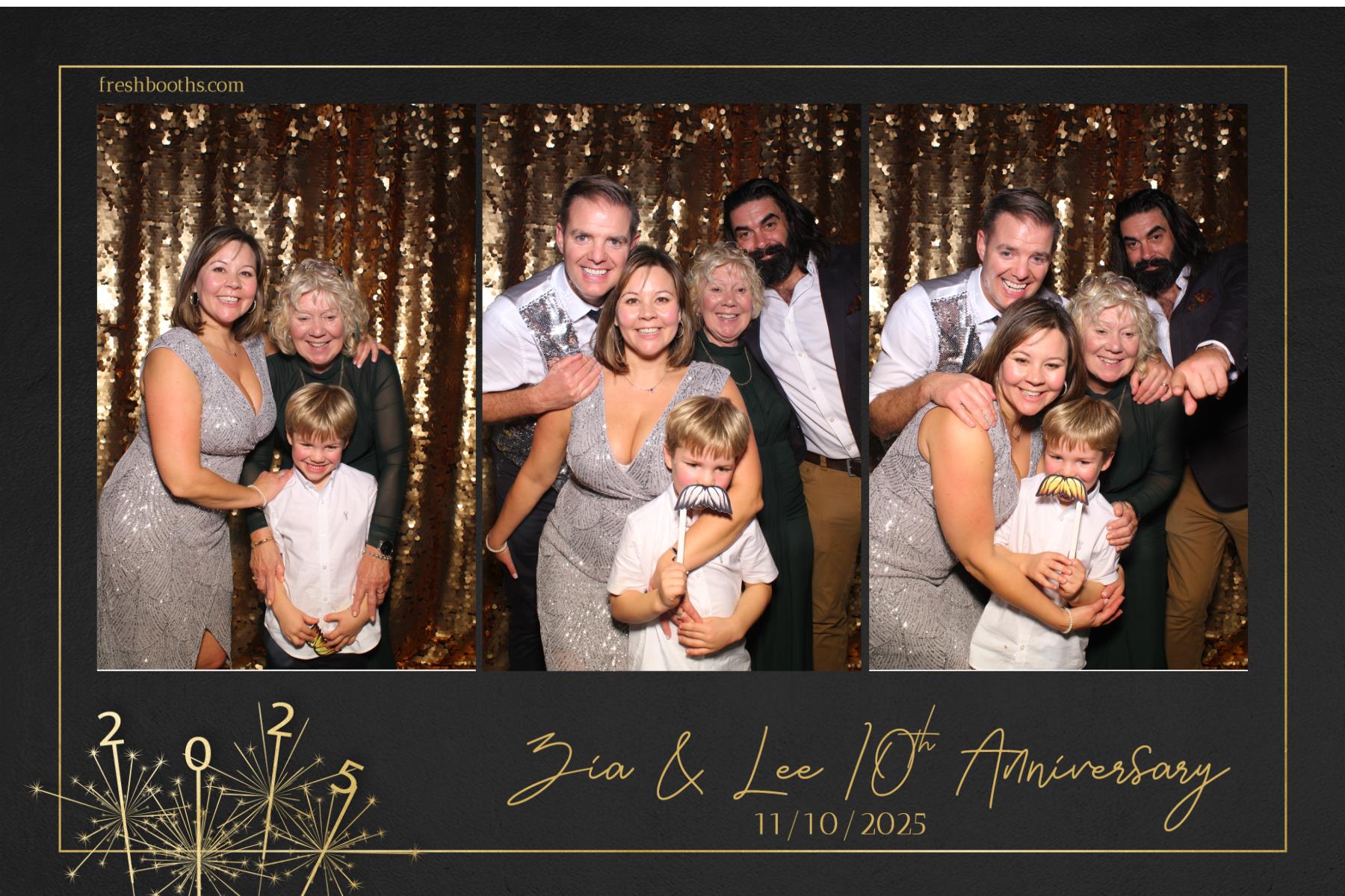 Zia & Lee 10 Year Wedding Anniversary  | View more photos from the event at gallery.freshbooths.com/u/FreshBooths/Zia-Lee-10-Year-Wedding-Anniversary