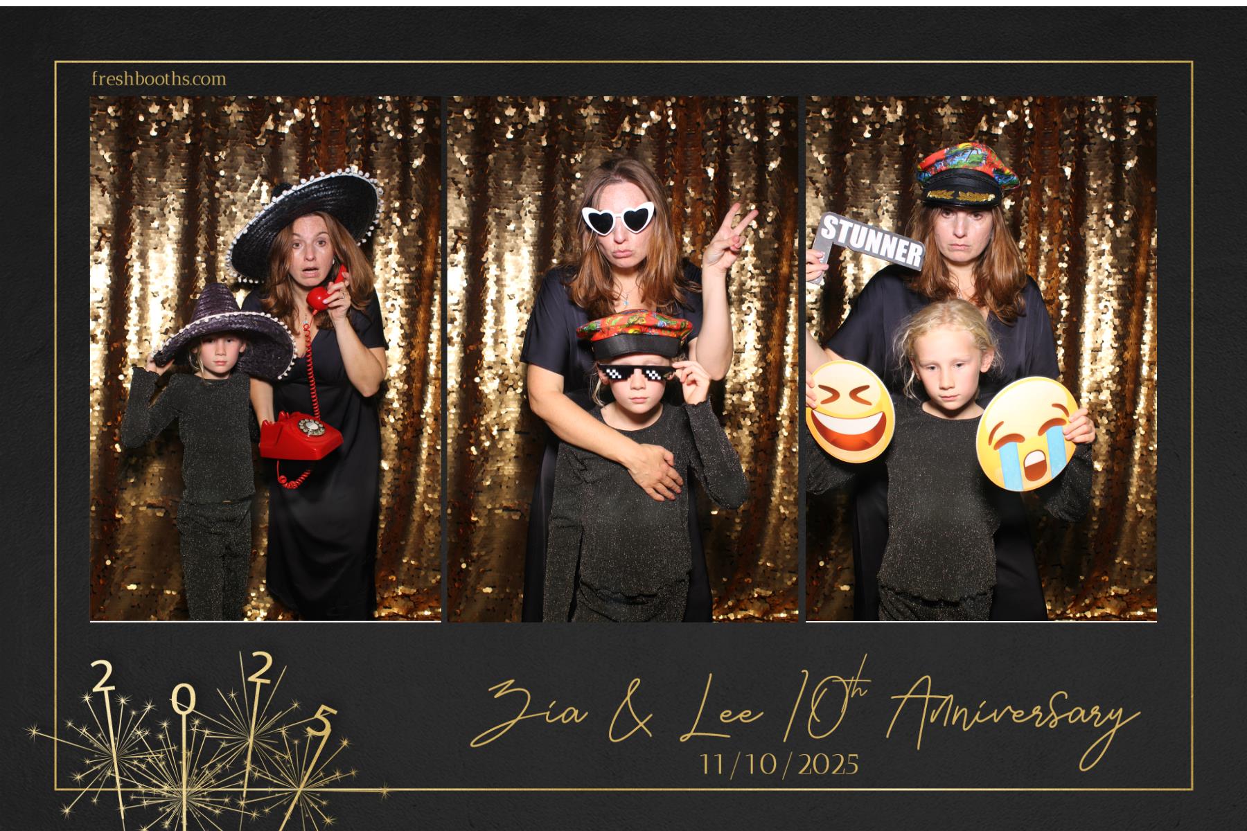 Zia & Lee 10 Year Wedding Anniversary  | View more photos from the event at gallery.freshbooths.com/u/FreshBooths/Zia-Lee-10-Year-Wedding-Anniversary