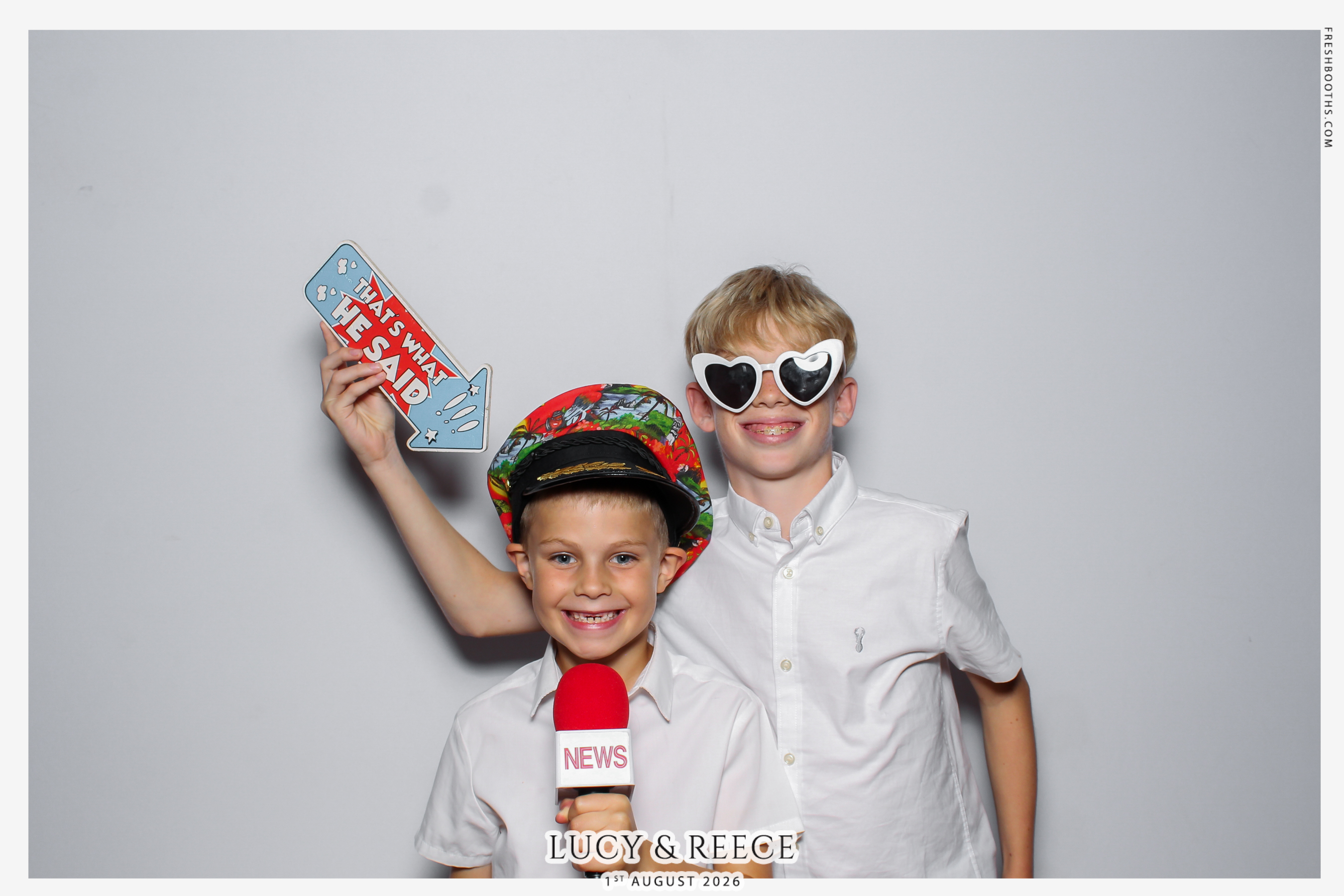 Reece & Lucy Wedding | View more photos from the event at gallery.freshbooths.com/u/FreshBooths/Reece-Lucy-Wedding