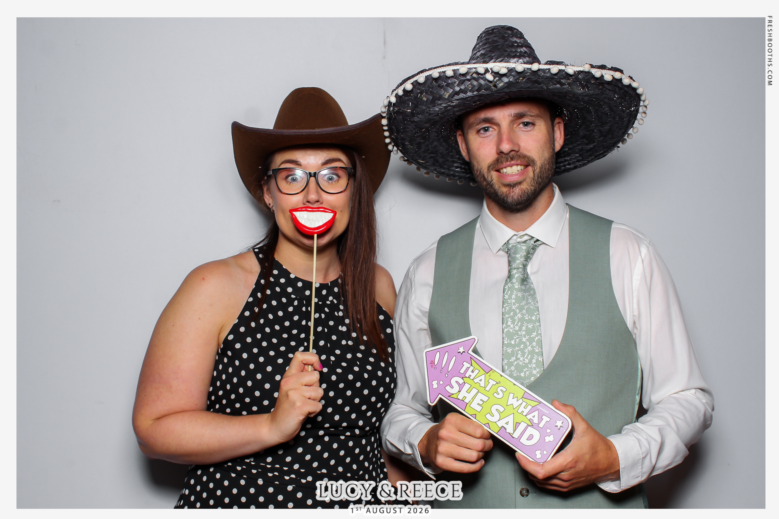 Reece & Lucy Wedding | View more photos from the event at gallery.freshbooths.com/u/FreshBooths/Reece-Lucy-Wedding