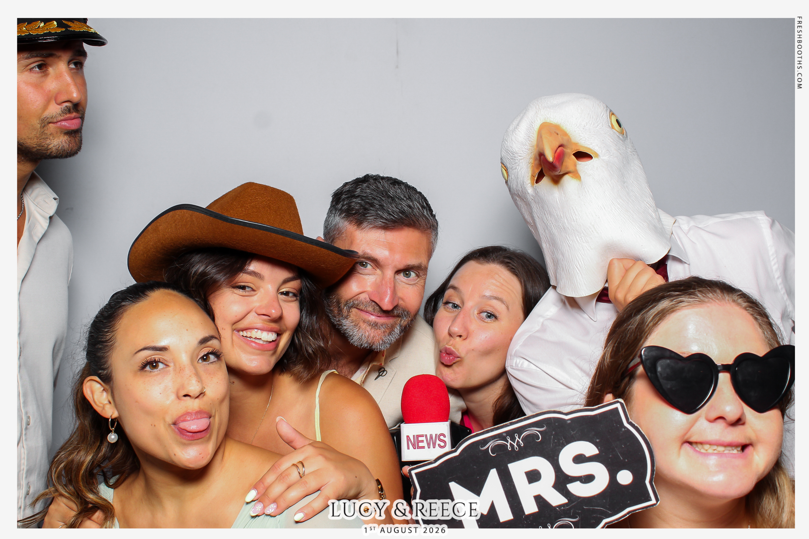 Reece & Lucy Wedding | View more photos from the event at gallery.freshbooths.com/u/FreshBooths/Reece-Lucy-Wedding