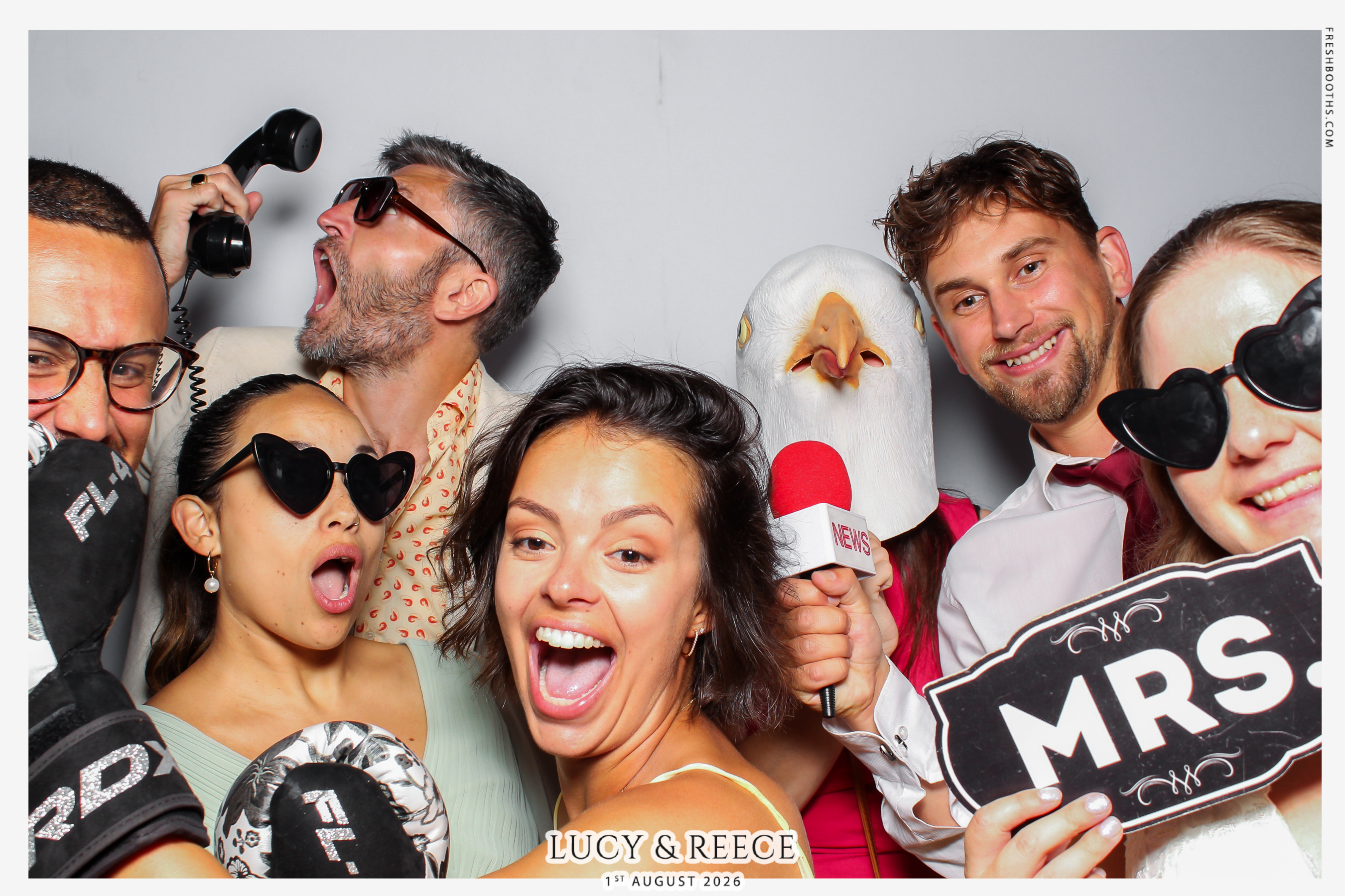 Reece & Lucy Wedding | View more photos from the event at gallery.freshbooths.com/u/FreshBooths/Reece-Lucy-Wedding