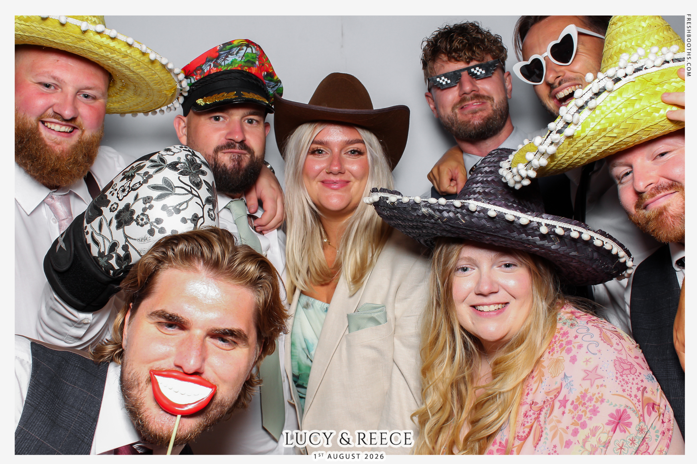 Reece & Lucy Wedding | View more photos from the event at gallery.freshbooths.com/u/FreshBooths/Reece-Lucy-Wedding