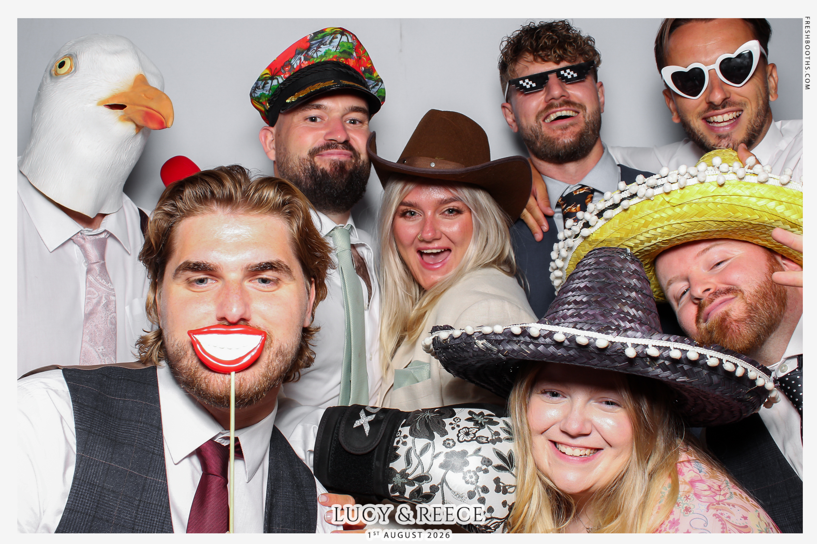 Reece & Lucy Wedding | View more photos from the event at gallery.freshbooths.com/u/FreshBooths/Reece-Lucy-Wedding