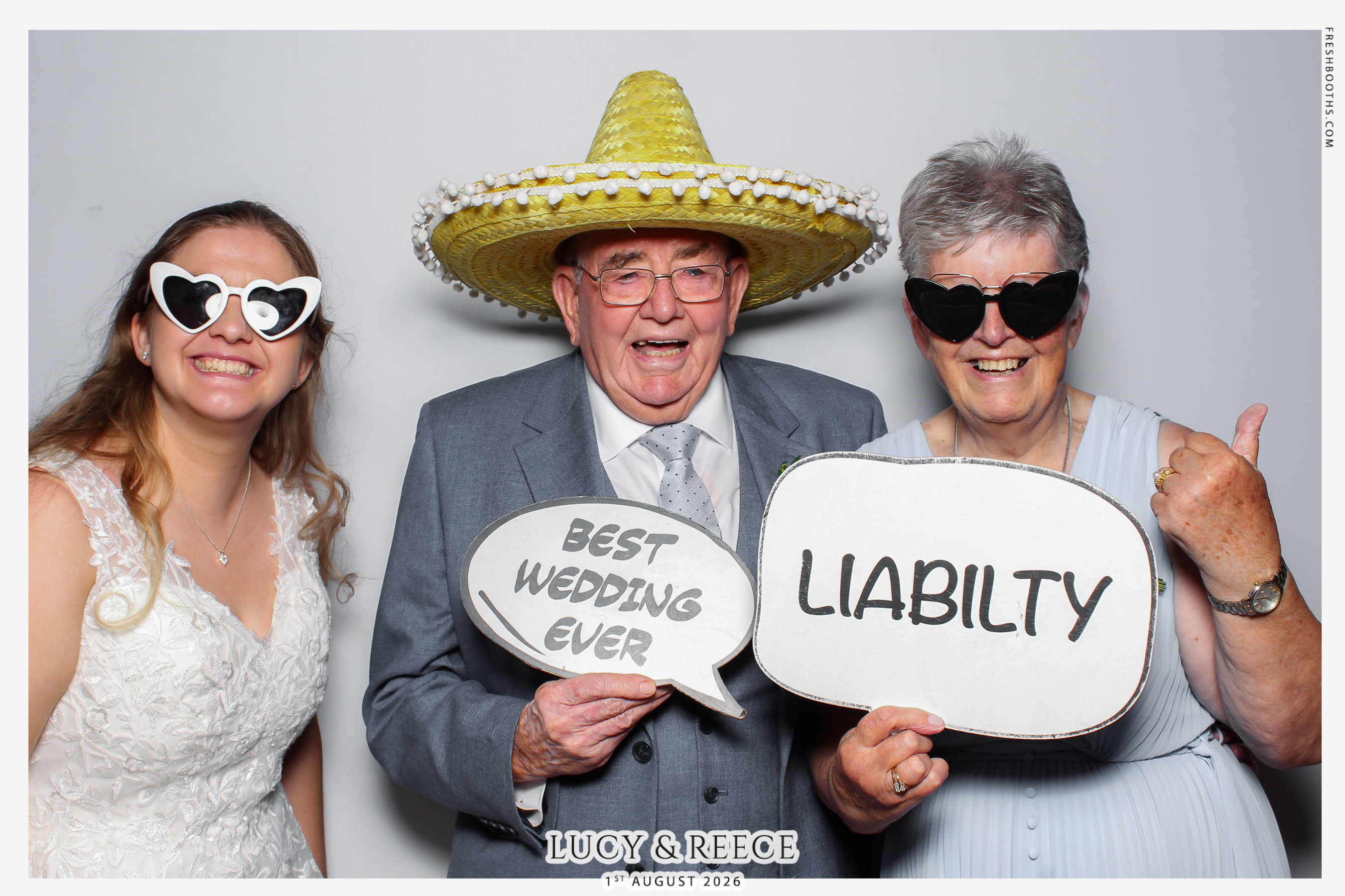 Reece & Lucy Wedding | View more photos from the event at gallery.freshbooths.com/u/FreshBooths/Reece-Lucy-Wedding