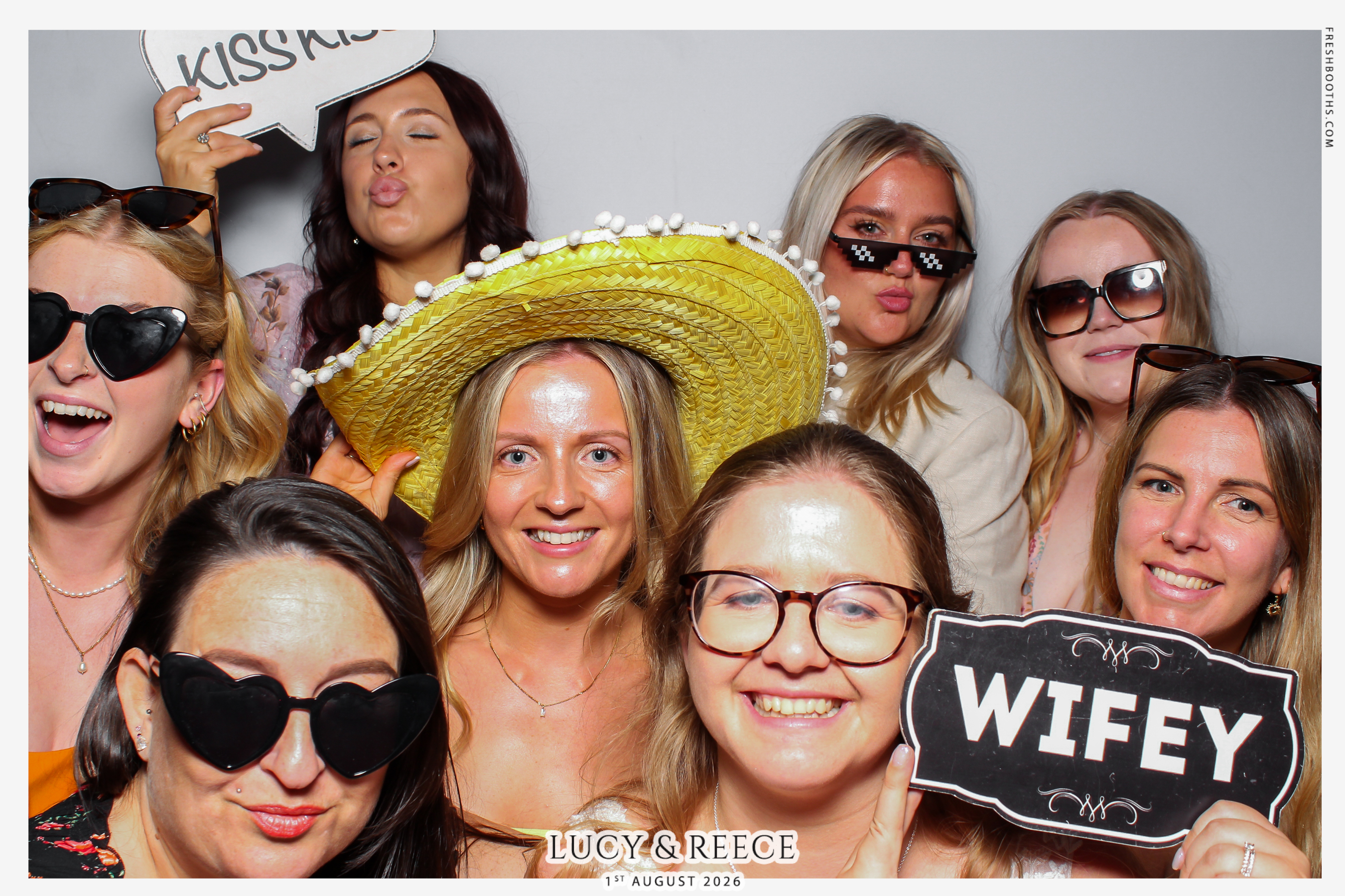 Reece & Lucy Wedding | View more photos from the event at gallery.freshbooths.com/u/FreshBooths/Reece-Lucy-Wedding