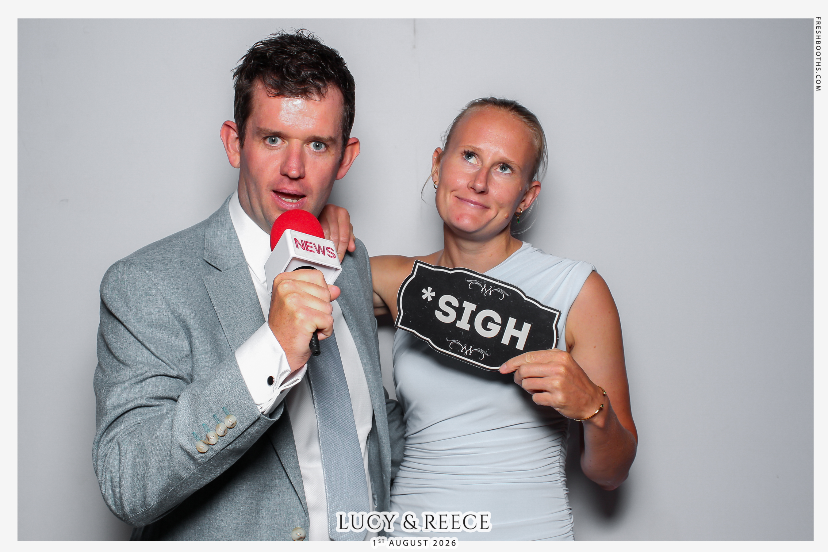 Reece & Lucy Wedding | View more photos from the event at gallery.freshbooths.com/u/FreshBooths/Reece-Lucy-Wedding