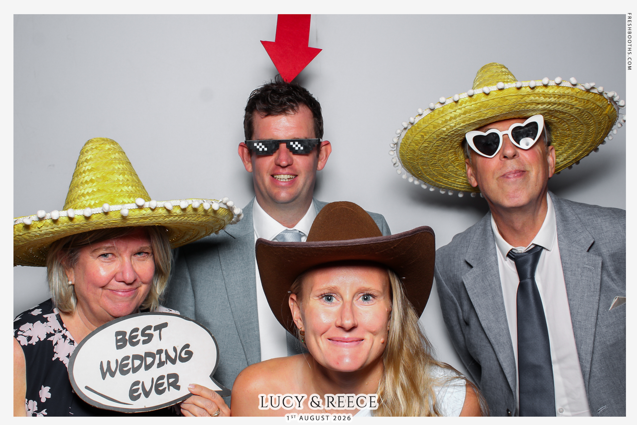 Reece & Lucy Wedding | View more photos from the event at gallery.freshbooths.com/u/FreshBooths/Reece-Lucy-Wedding