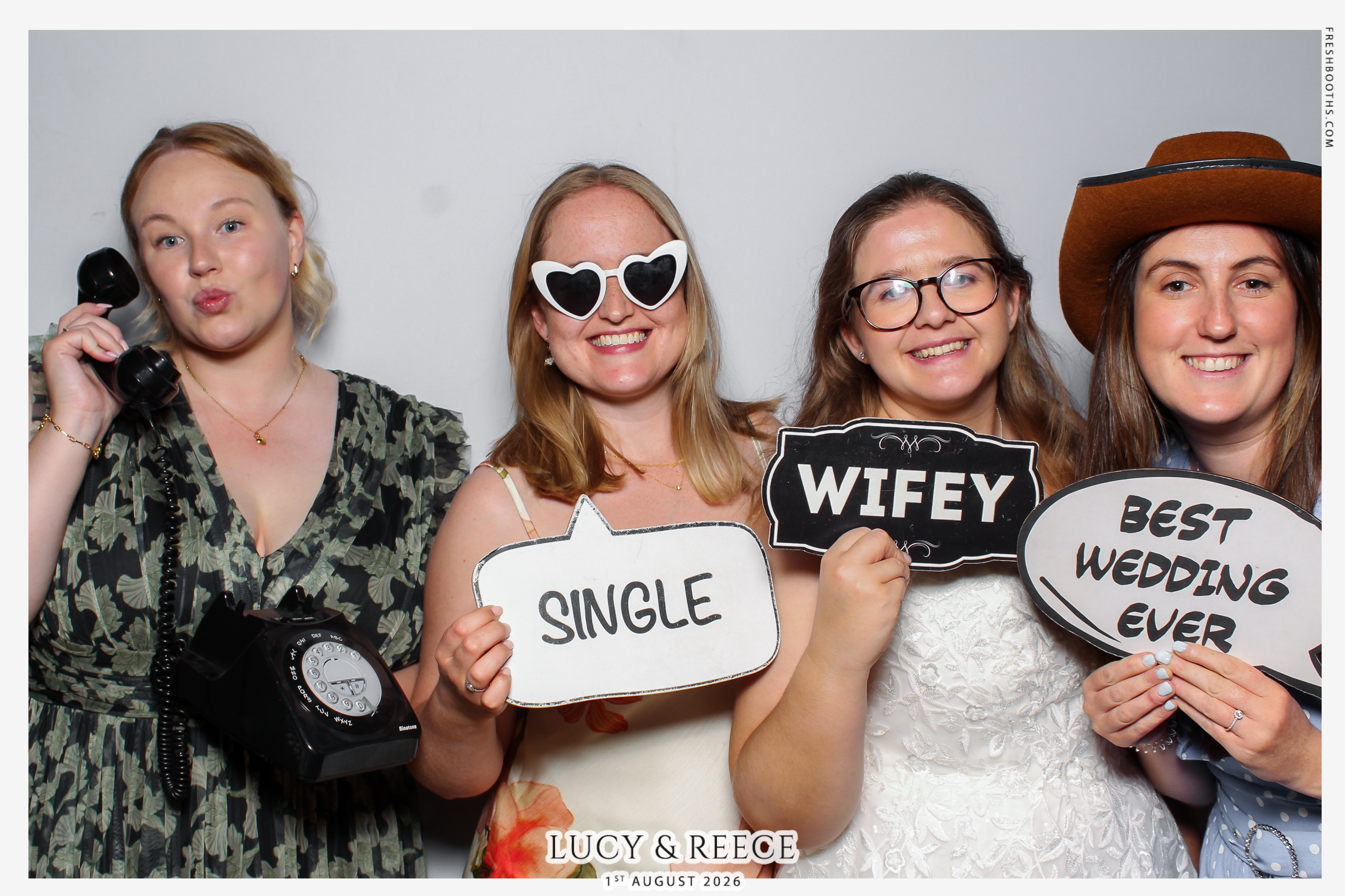 Reece & Lucy Wedding | View more photos from the event at gallery.freshbooths.com/u/FreshBooths/Reece-Lucy-Wedding