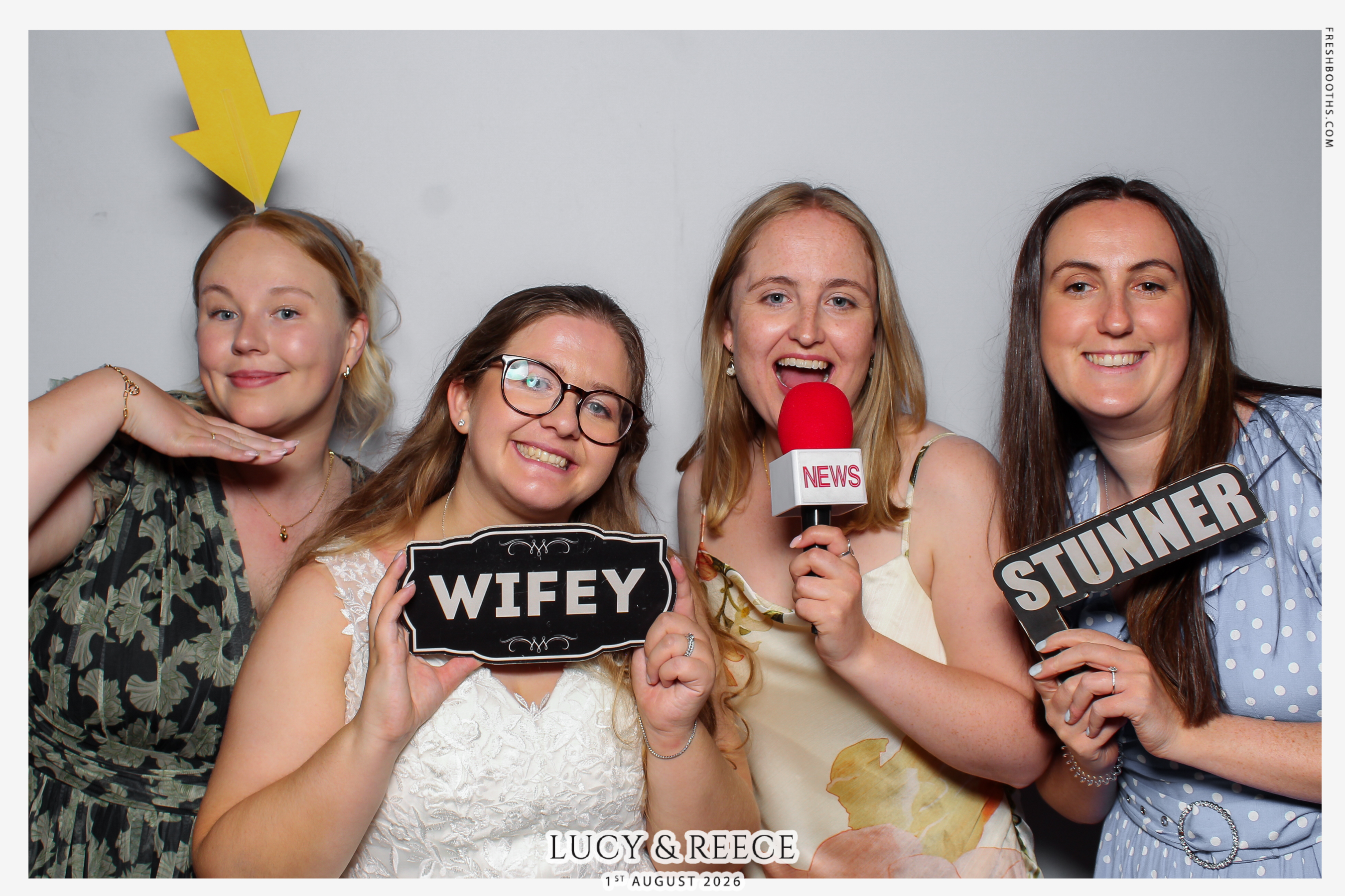Reece & Lucy Wedding | View more photos from the event at gallery.freshbooths.com/u/FreshBooths/Reece-Lucy-Wedding