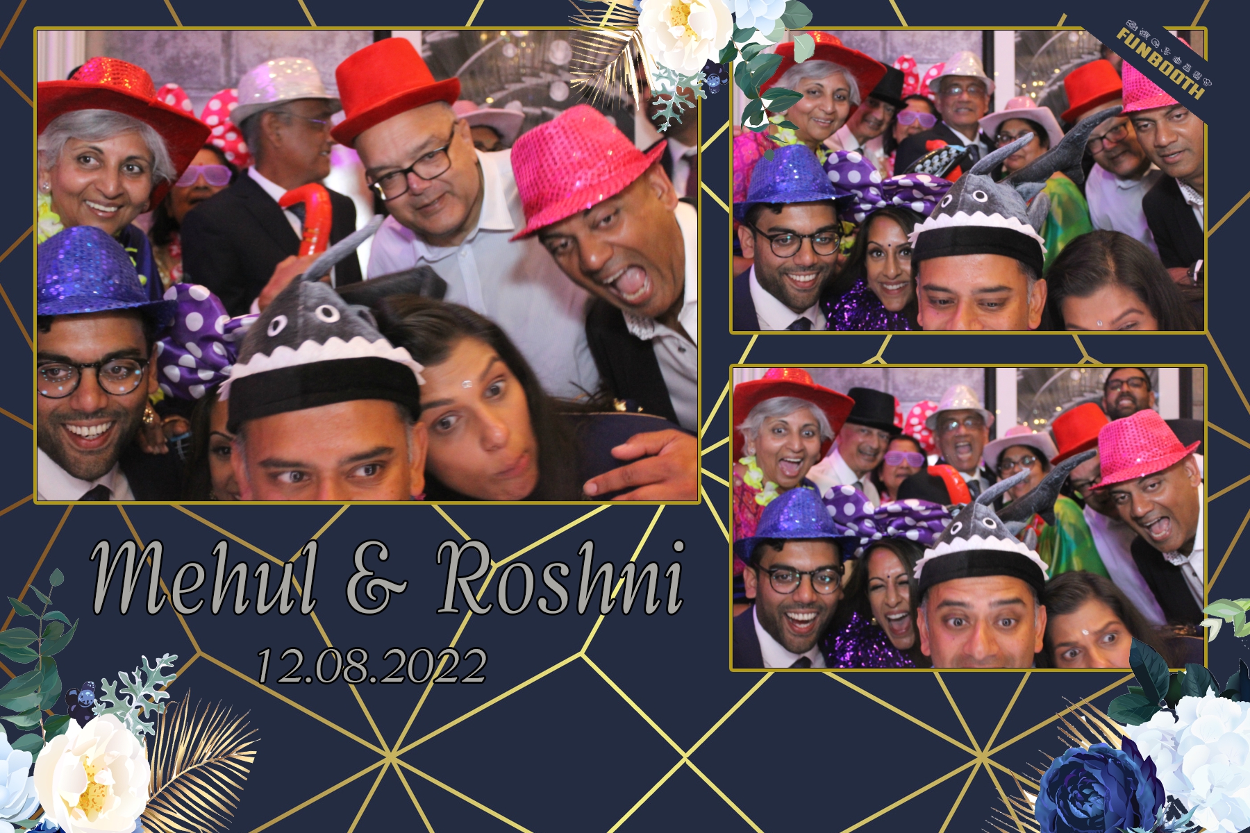 Mehul & Roshni | View more photos from the event at gallery.funbooth.uk.com/u/FunboothLTD1/Mehul-Roshni