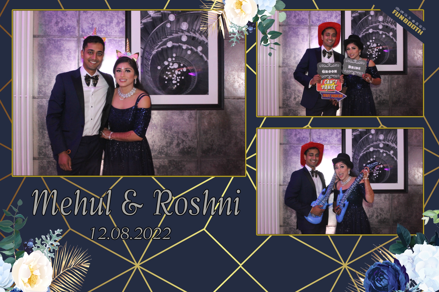 Mehul & Roshni | View more photos from the event at gallery.funbooth.uk.com/u/FunboothLTD1/Mehul-Roshni