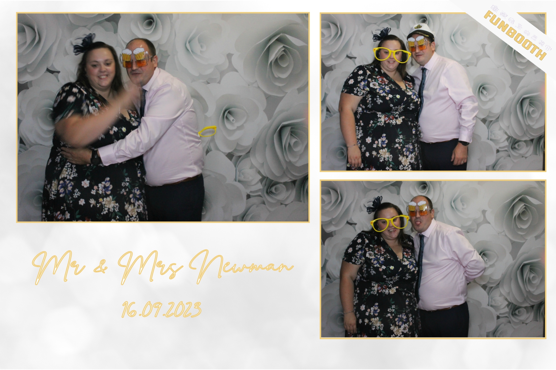 Mr & Mrs Newman | View more photos from the event at gallery.funbooth.uk.com/u/FunboothLTD1/Mr-Mrs-Newman