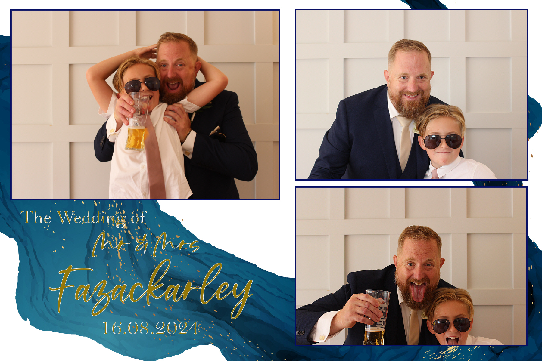Mr & Mrs Fazackarley | View more photos from the event at gallery.funbooth.uk.com/u/FunboothLTD1/Mr-Mrs-Fazackarley