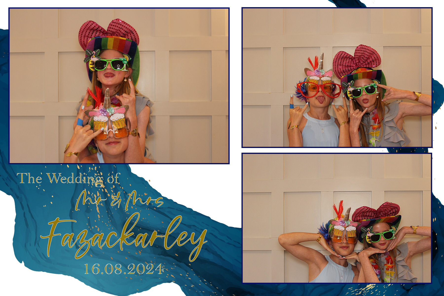 Mr & Mrs Fazackarley | View more photos from the event at gallery.funbooth.uk.com/u/FunboothLTD1/Mr-Mrs-Fazackarley