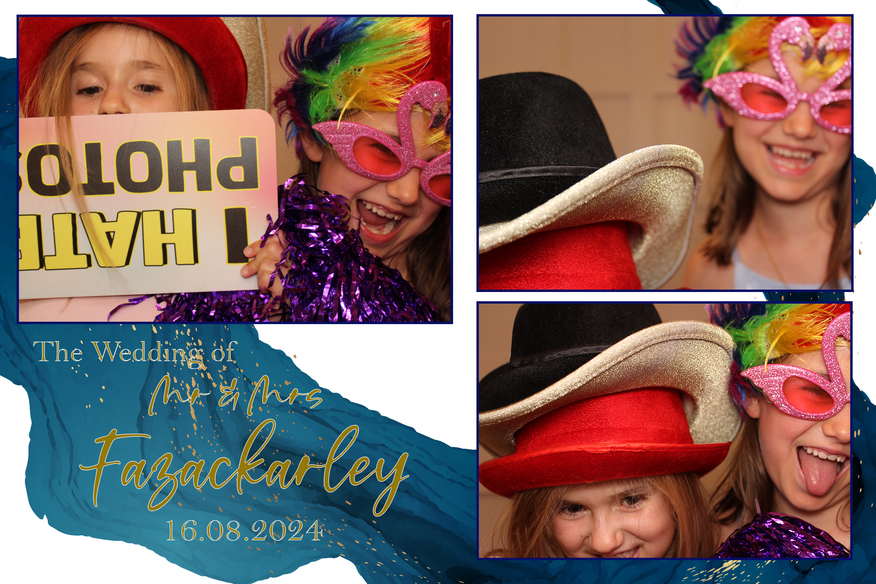 Mr & Mrs Fazackarley | View more photos from the event at gallery.funbooth.uk.com/u/FunboothLTD1/Mr-Mrs-Fazackarley