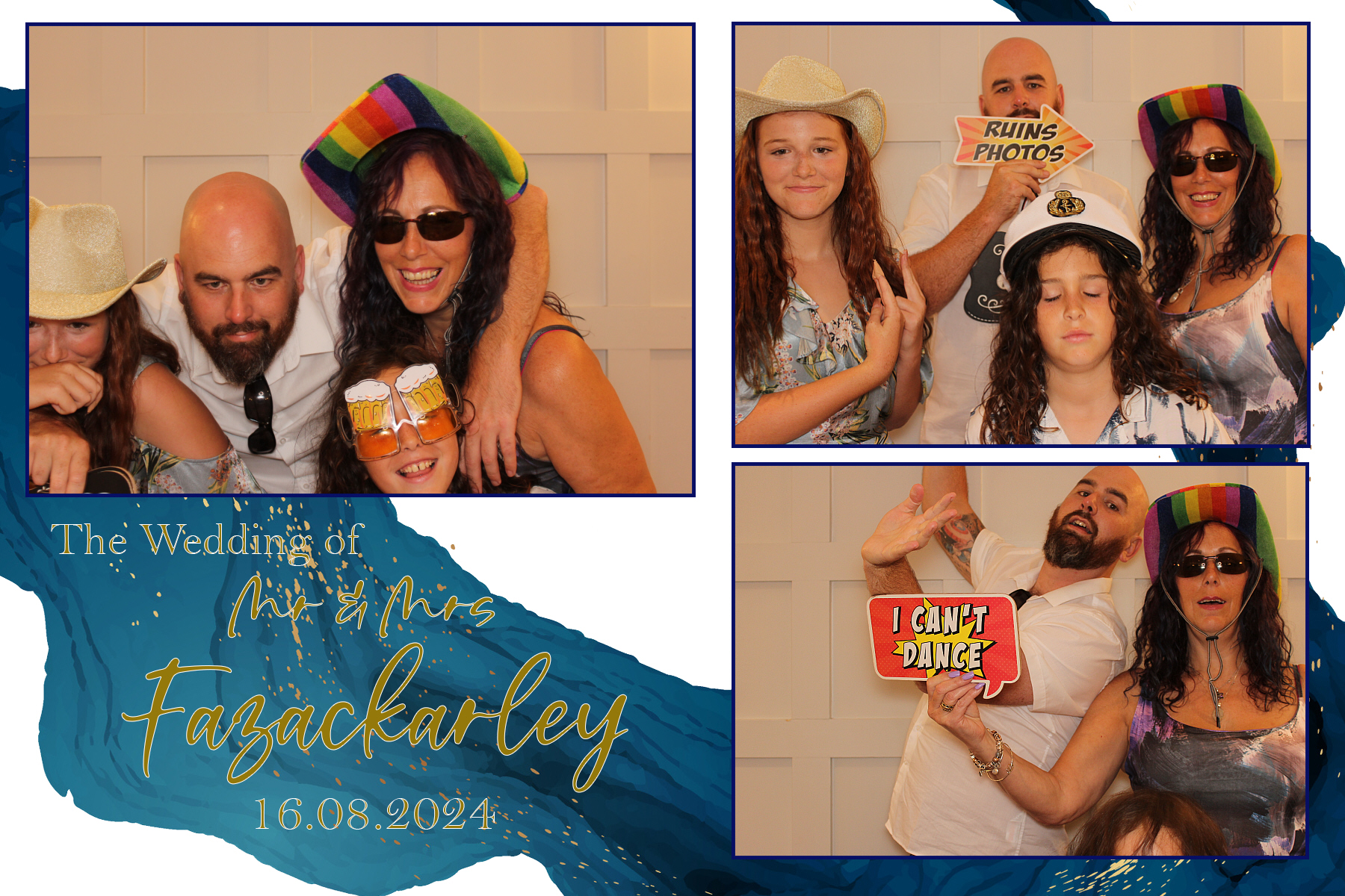 Mr & Mrs Fazackarley | View more photos from the event at gallery.funbooth.uk.com/u/FunboothLTD1/Mr-Mrs-Fazackarley