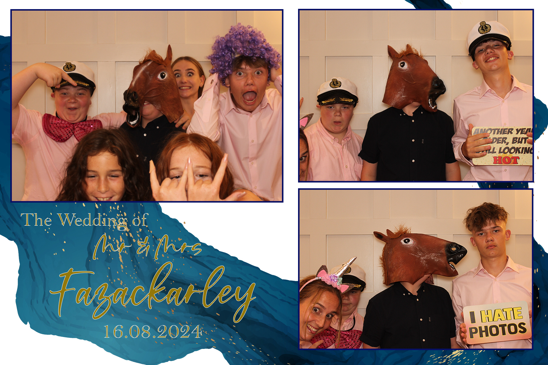 Mr & Mrs Fazackarley | View more photos from the event at gallery.funbooth.uk.com/u/FunboothLTD1/Mr-Mrs-Fazackarley