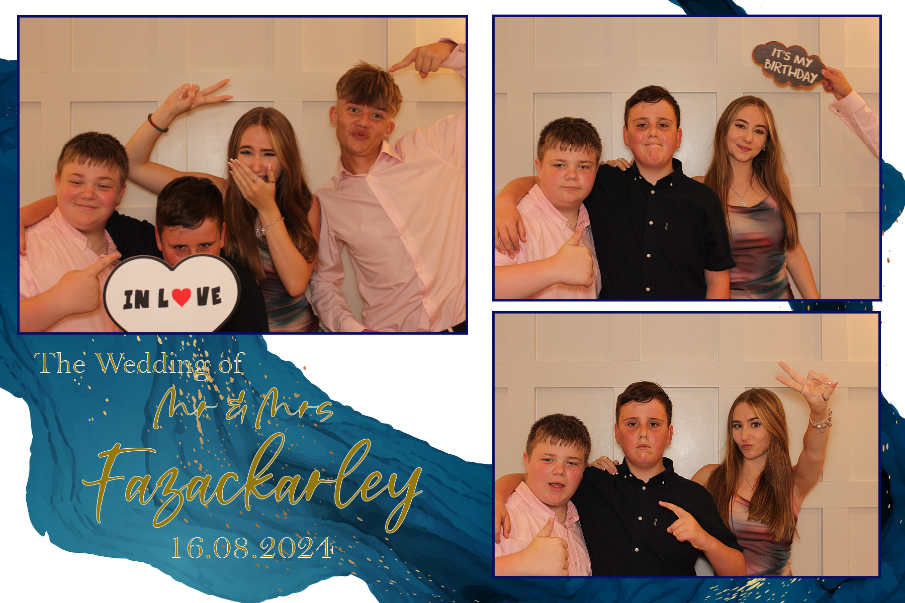 Mr & Mrs Fazackarley | View more photos from the event at gallery.funbooth.uk.com/u/FunboothLTD1/Mr-Mrs-Fazackarley