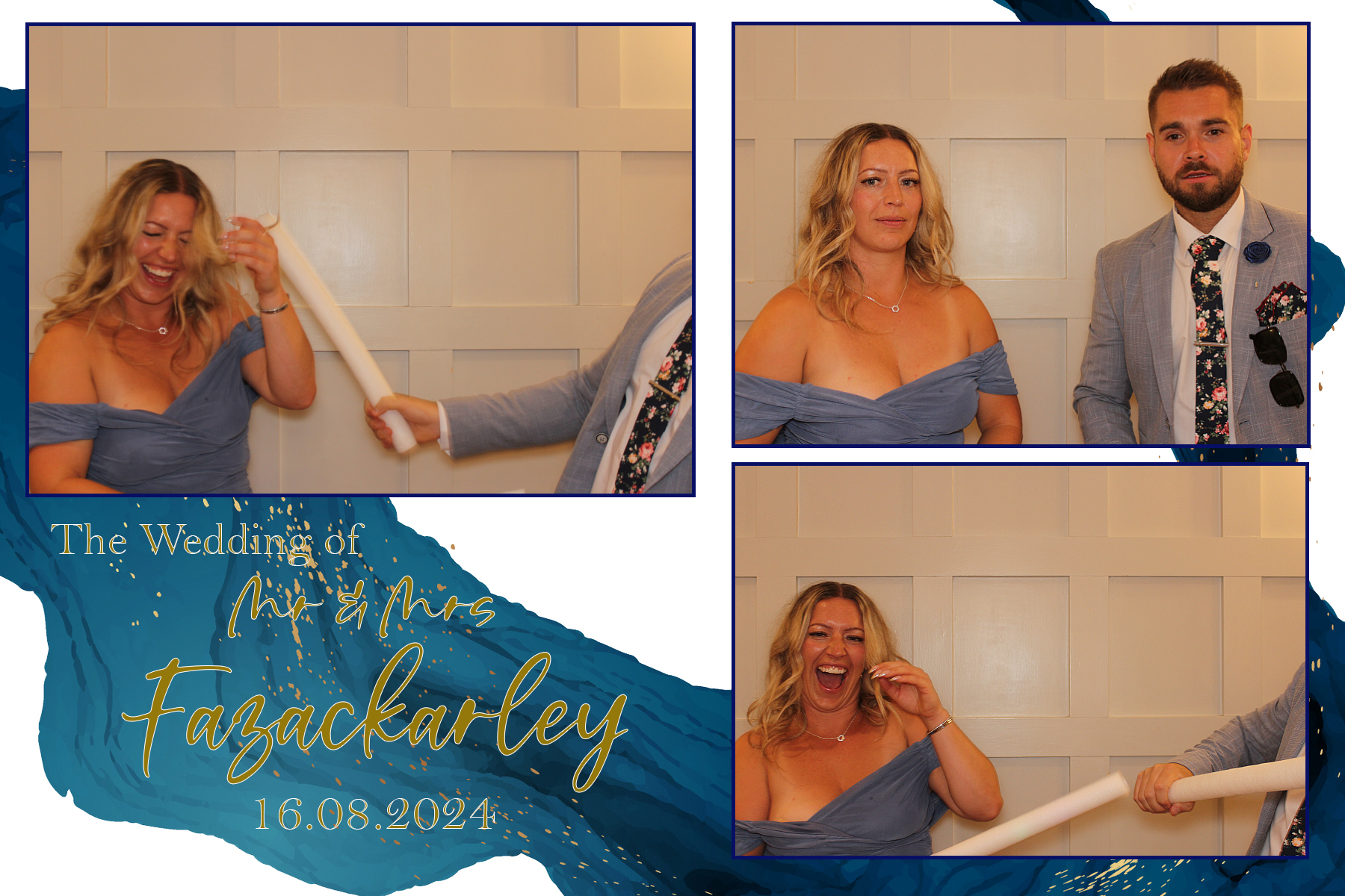 Mr & Mrs Fazackarley | View more photos from the event at gallery.funbooth.uk.com/u/FunboothLTD1/Mr-Mrs-Fazackarley