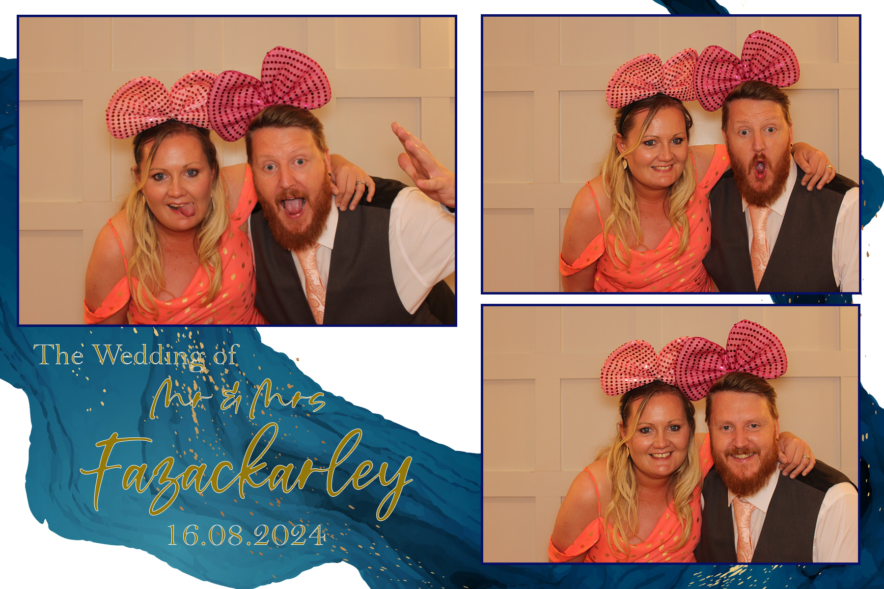 Mr & Mrs Fazackarley | View more photos from the event at gallery.funbooth.uk.com/u/FunboothLTD1/Mr-Mrs-Fazackarley