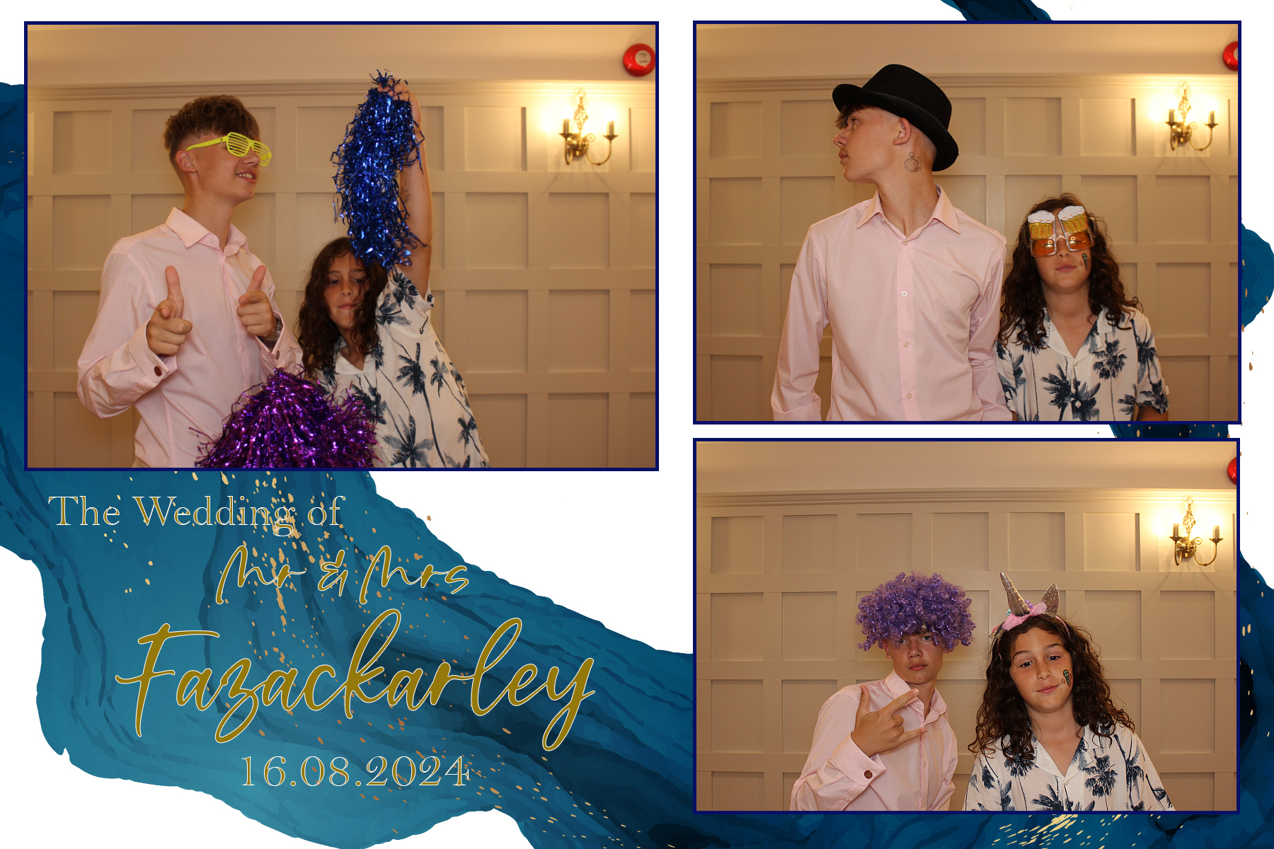 Mr & Mrs Fazackarley | View more photos from the event at gallery.funbooth.uk.com/u/FunboothLTD1/Mr-Mrs-Fazackarley