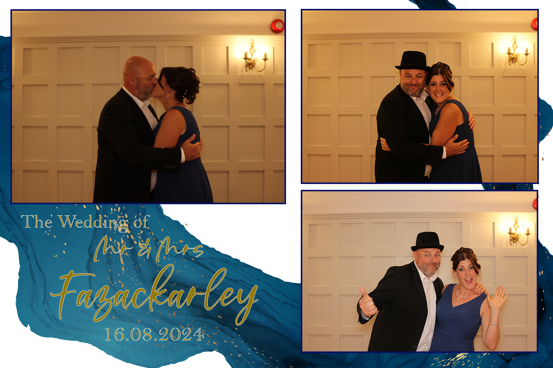 Mr & Mrs Fazackarley | View more photos from the event at gallery.funbooth.uk.com/u/FunboothLTD1/Mr-Mrs-Fazackarley