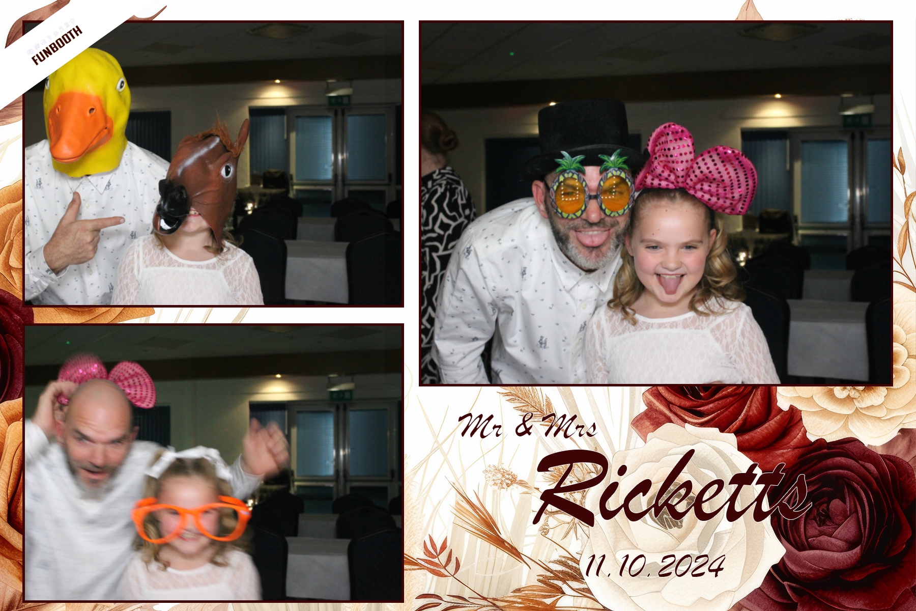 Mr & Mrs Ricketts | View more photos from the event at gallery.funbooth.uk.com/u/FunboothLTD1/Mr-Mrs-Ricketts
