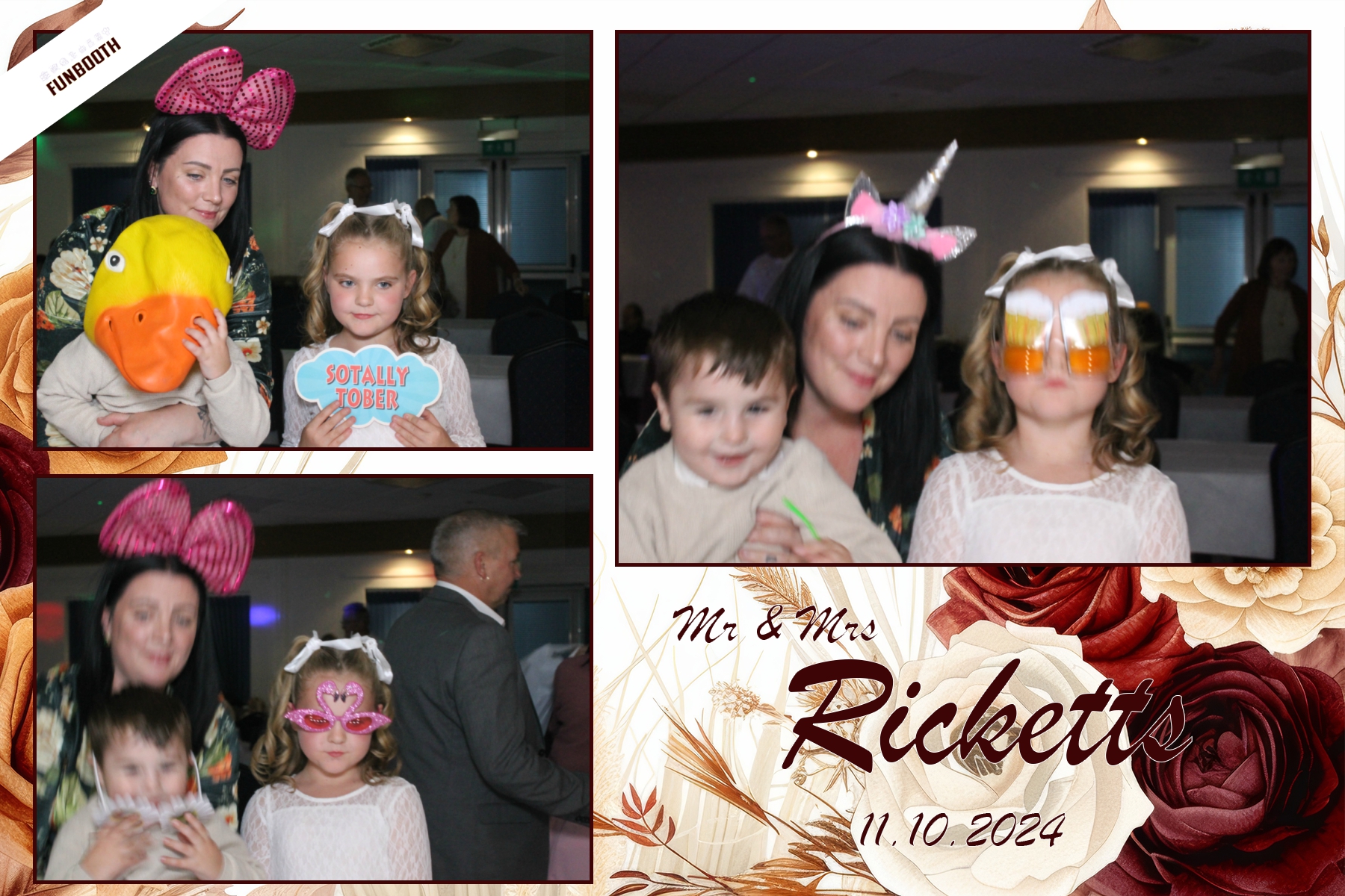 Mr & Mrs Ricketts | View more photos from the event at gallery.funbooth.uk.com/u/FunboothLTD1/Mr-Mrs-Ricketts