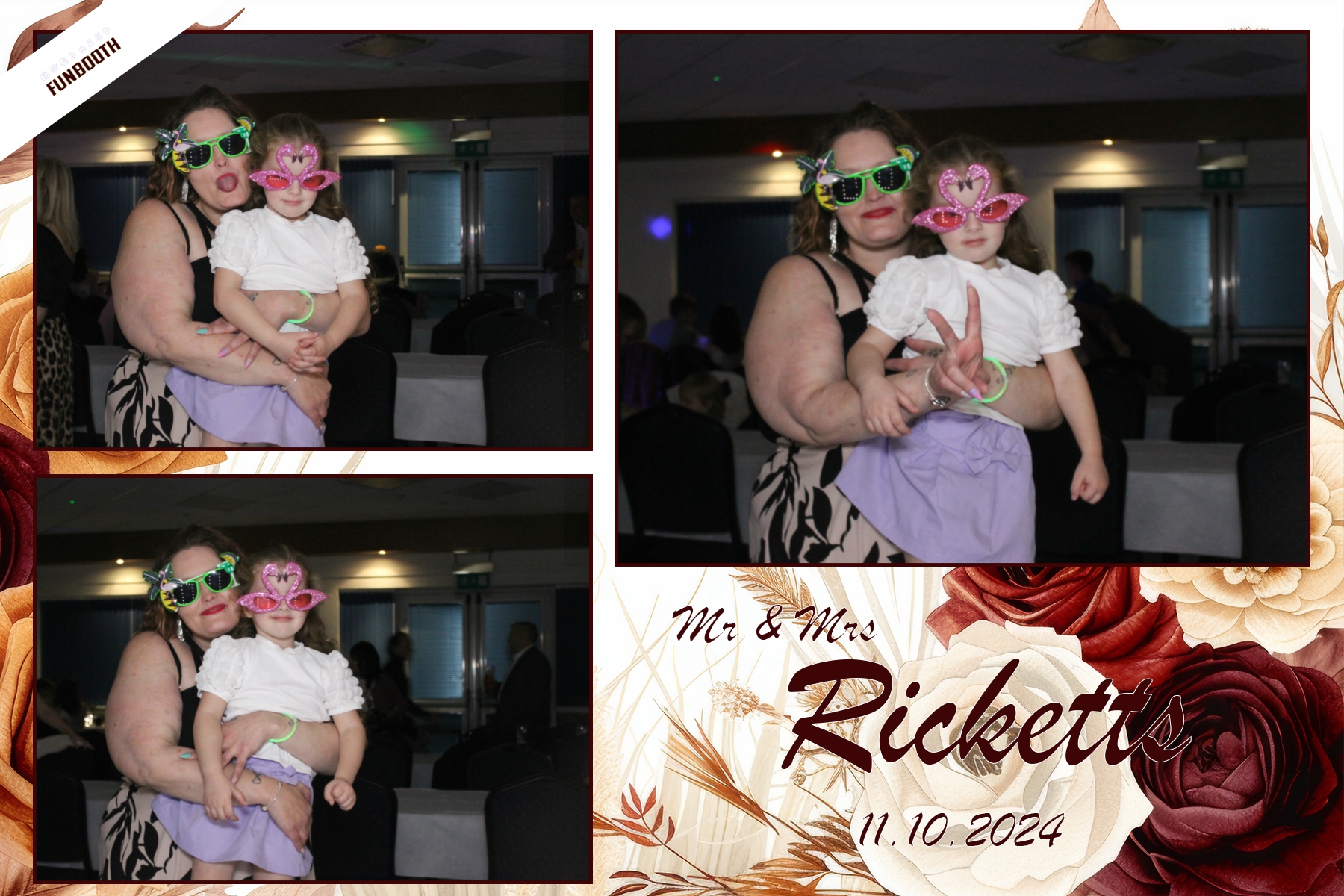 Mr & Mrs Ricketts | View more photos from the event at gallery.funbooth.uk.com/u/FunboothLTD1/Mr-Mrs-Ricketts