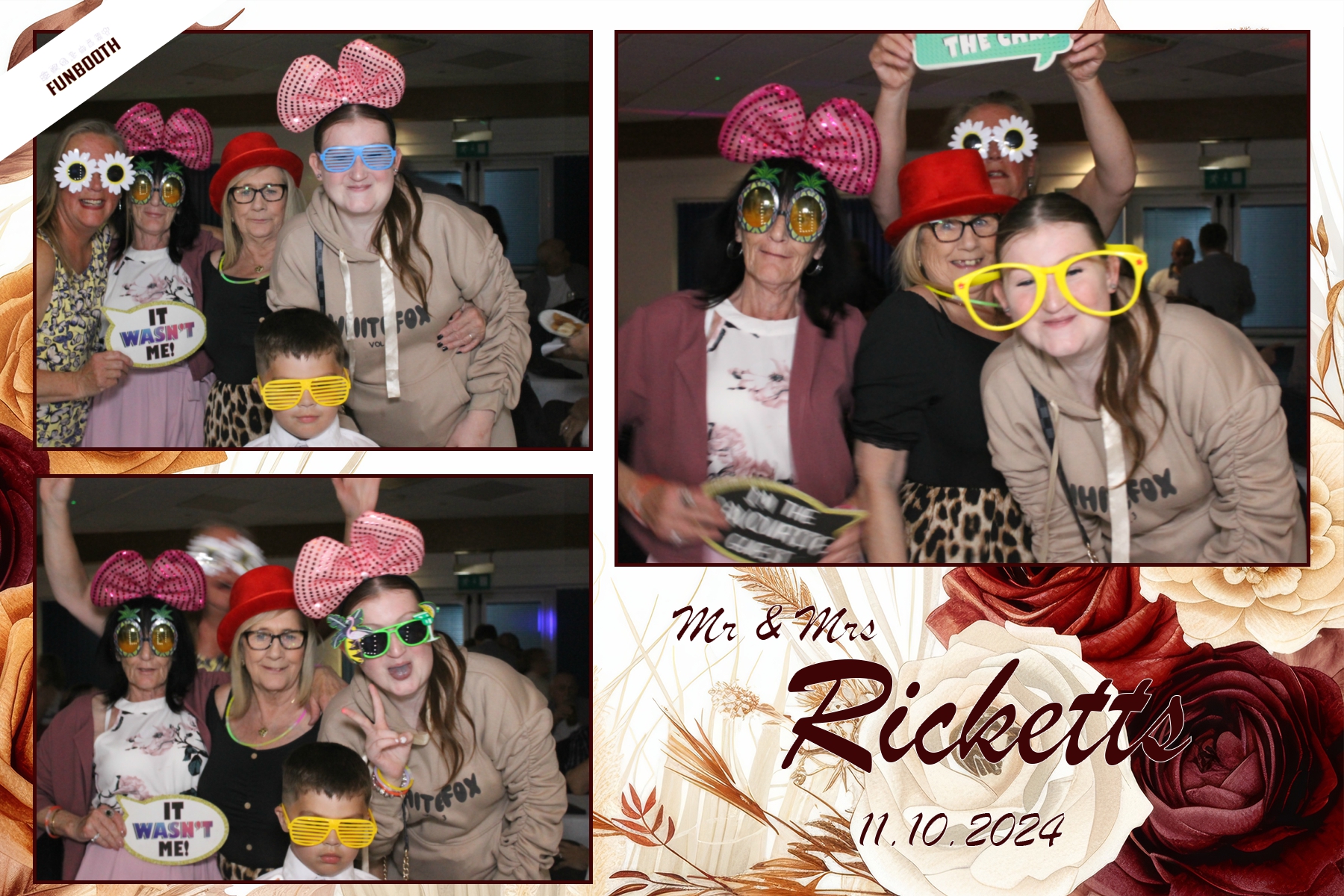 Mr & Mrs Ricketts | View more photos from the event at gallery.funbooth.uk.com/u/FunboothLTD1/Mr-Mrs-Ricketts