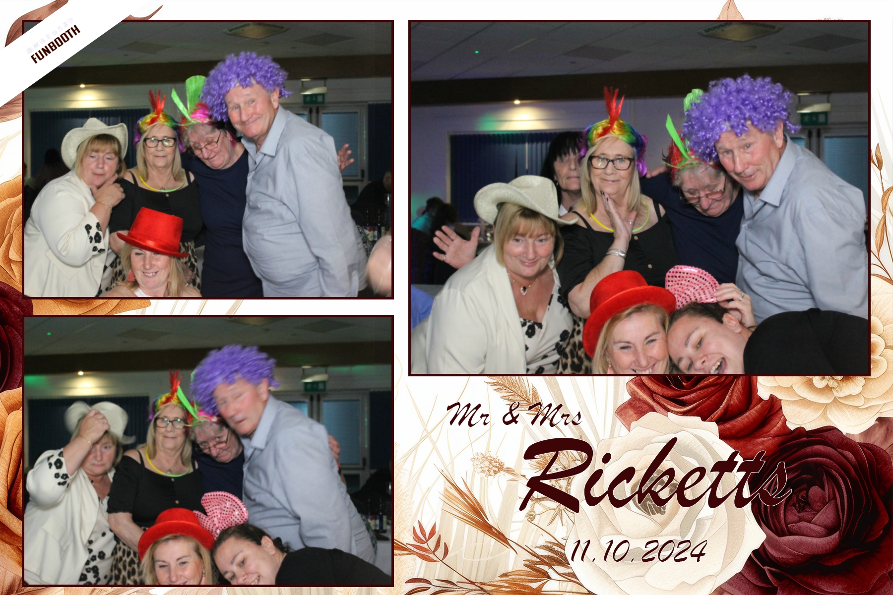 Mr & Mrs Ricketts | View more photos from the event at gallery.funbooth.uk.com/u/FunboothLTD1/Mr-Mrs-Ricketts