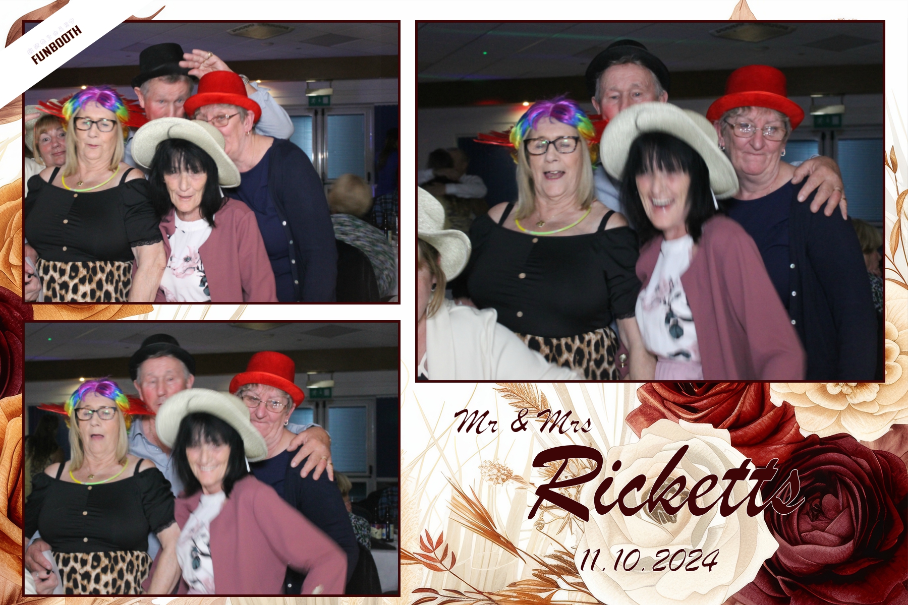 Mr & Mrs Ricketts | View more photos from the event at gallery.funbooth.uk.com/u/FunboothLTD1/Mr-Mrs-Ricketts