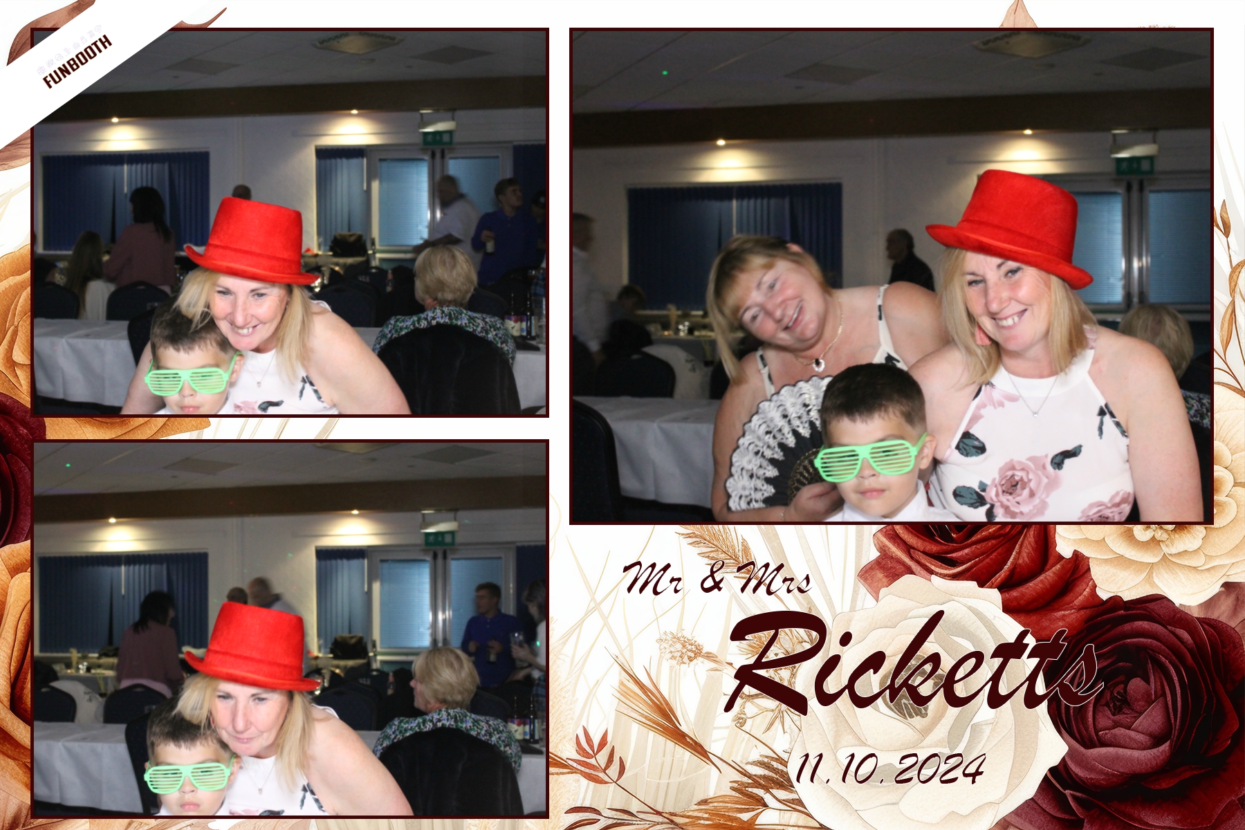 Mr & Mrs Ricketts | View more photos from the event at gallery.funbooth.uk.com/u/FunboothLTD1/Mr-Mrs-Ricketts