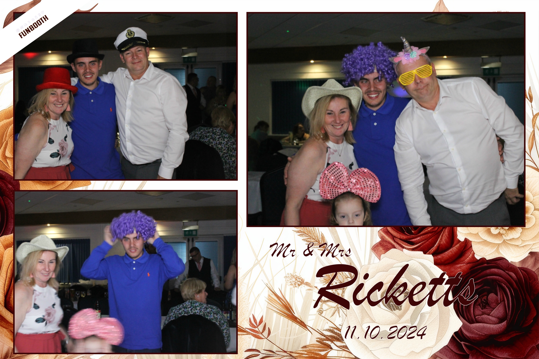Mr & Mrs Ricketts | View more photos from the event at gallery.funbooth.uk.com/u/FunboothLTD1/Mr-Mrs-Ricketts
