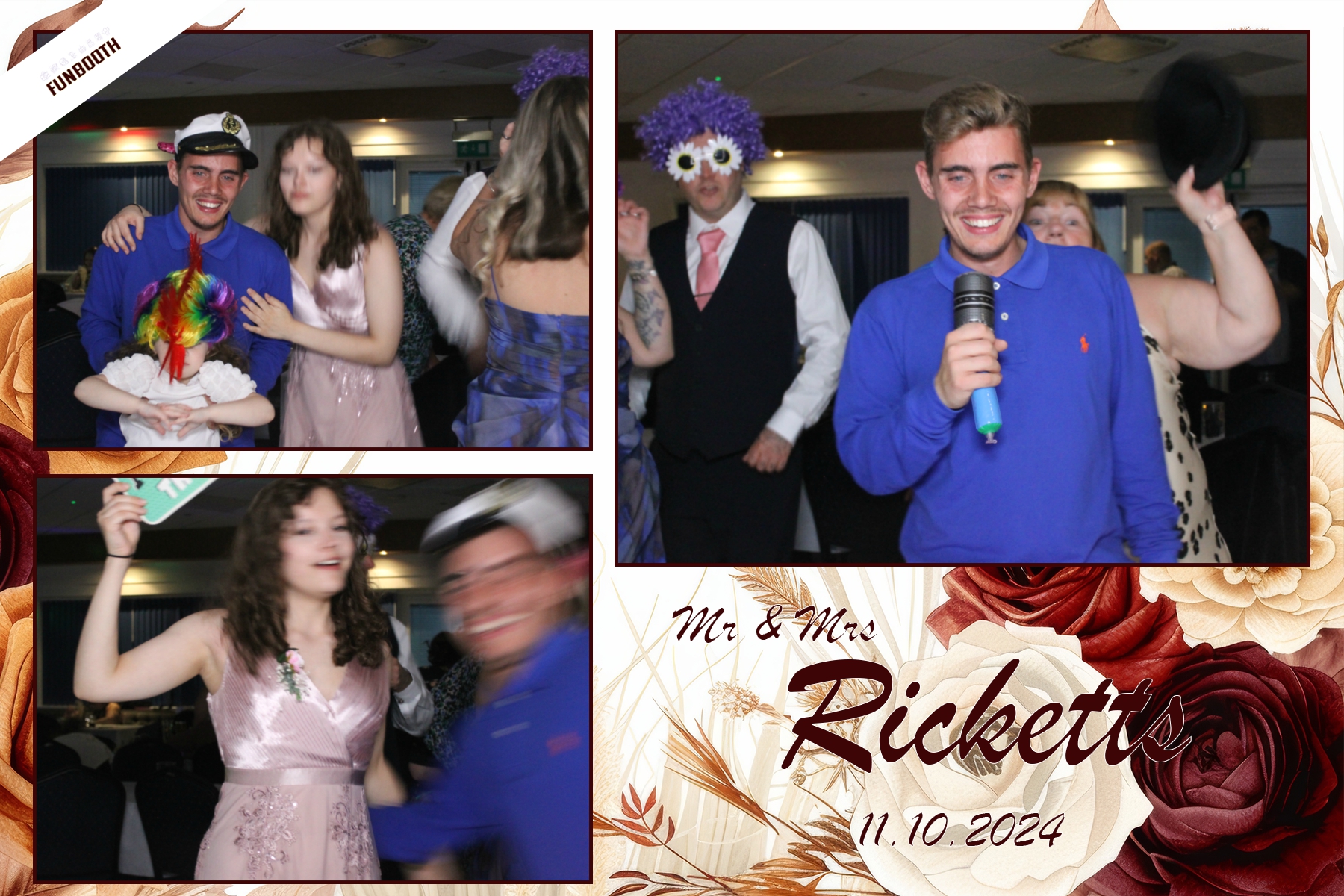 Mr & Mrs Ricketts | View more photos from the event at gallery.funbooth.uk.com/u/FunboothLTD1/Mr-Mrs-Ricketts