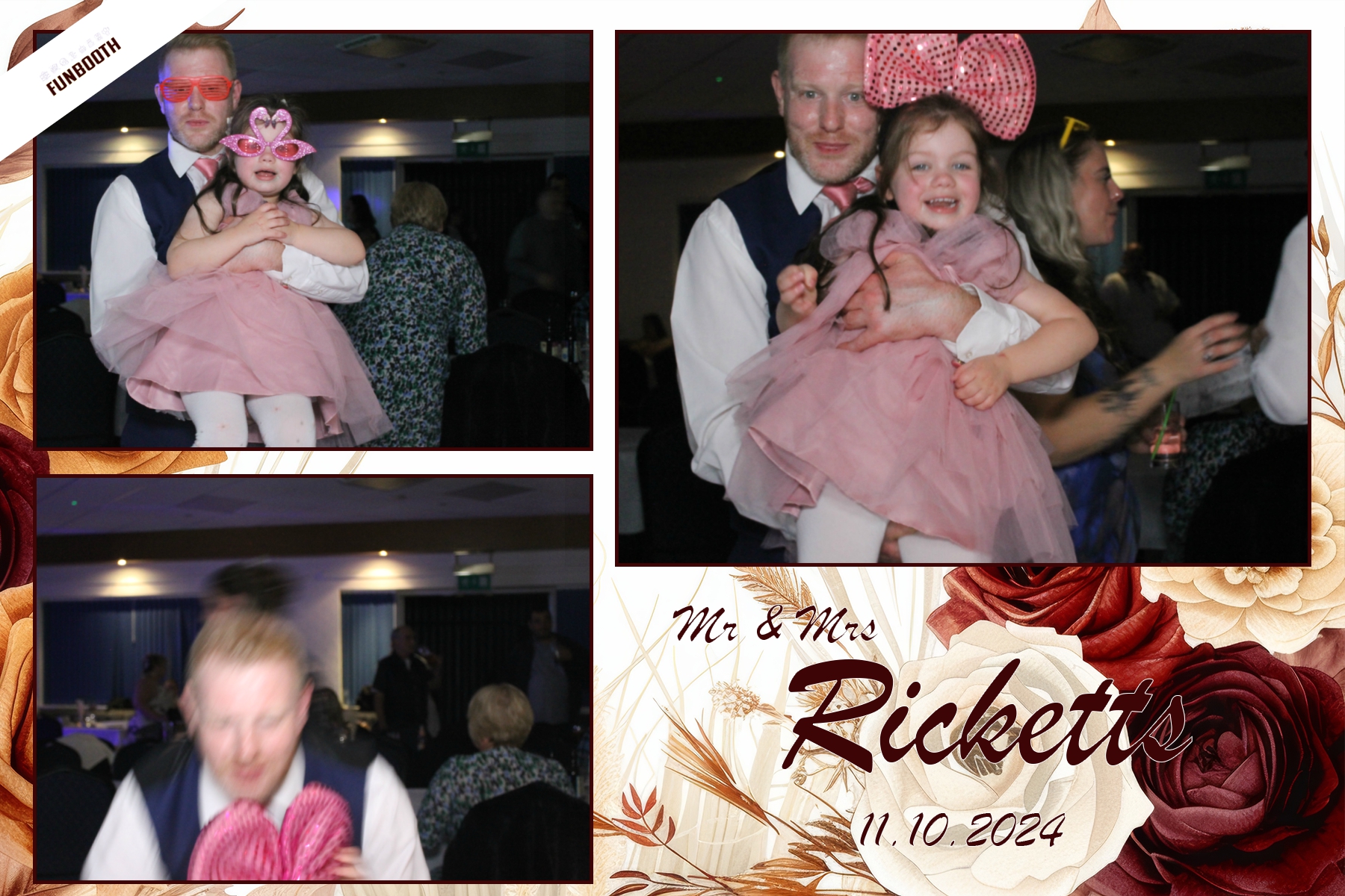 Mr & Mrs Ricketts | View more photos from the event at gallery.funbooth.uk.com/u/FunboothLTD1/Mr-Mrs-Ricketts