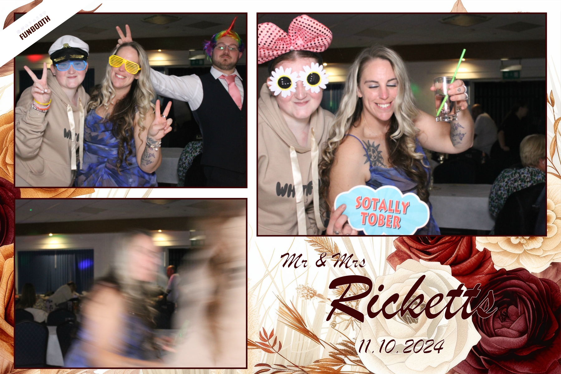 Mr & Mrs Ricketts | View more photos from the event at gallery.funbooth.uk.com/u/FunboothLTD1/Mr-Mrs-Ricketts